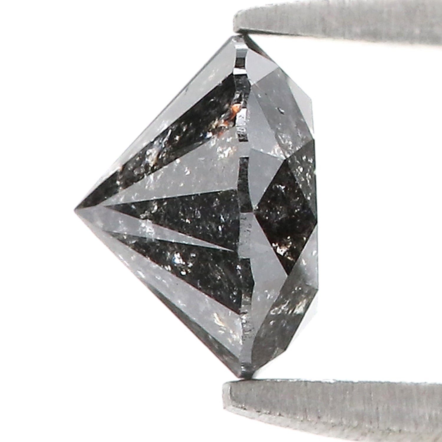 1.07 CT Natural Loose Round Shape Diamond Salt And Pepper Round Cut Diamond 6.20 MM Natural Loose Diamond Round Brilliant Cut Diamond LQ958