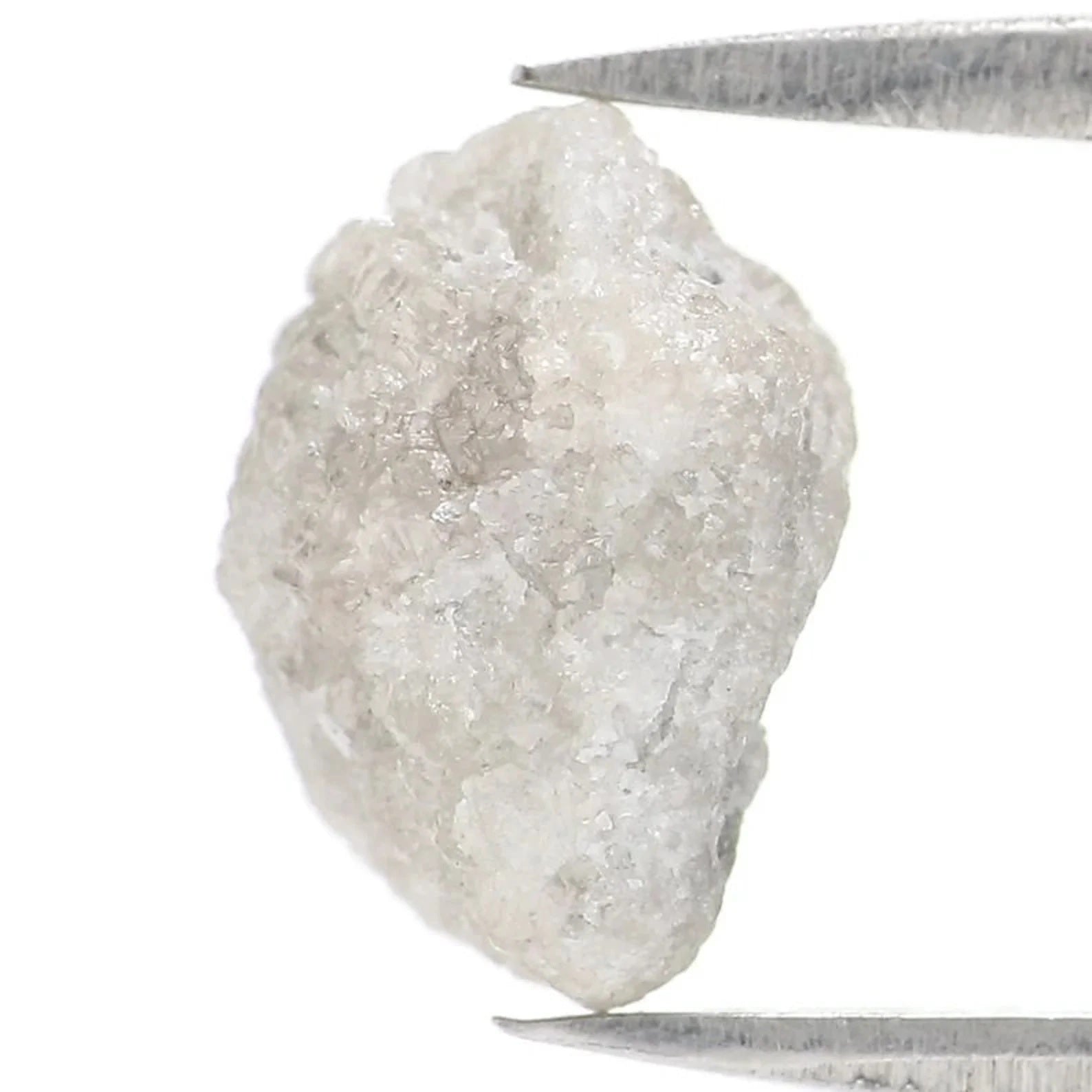 3.63 CT Natural Loose Rough Shape Diamond Grey Color Irregular Cut Diamond 9.85 MM Natural Diamond Grey Color Rough Shape Diamond NQ2323