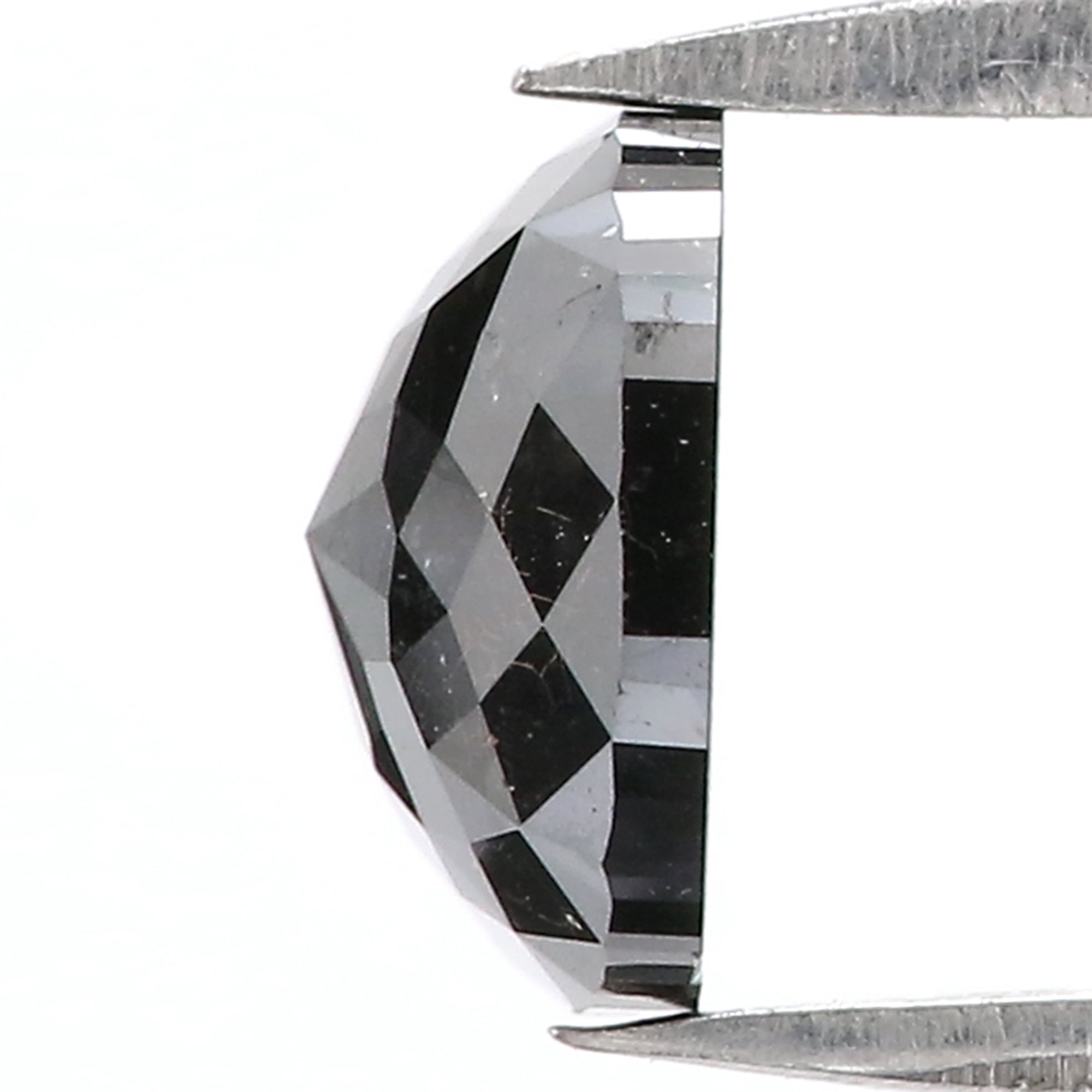 1.78 CT Natural Loose Cushion Shape Diamond Black Color Cushion Diamond 7.65 MM Natural Diamond Cushion Shape Rose Cut Diamond QL3112