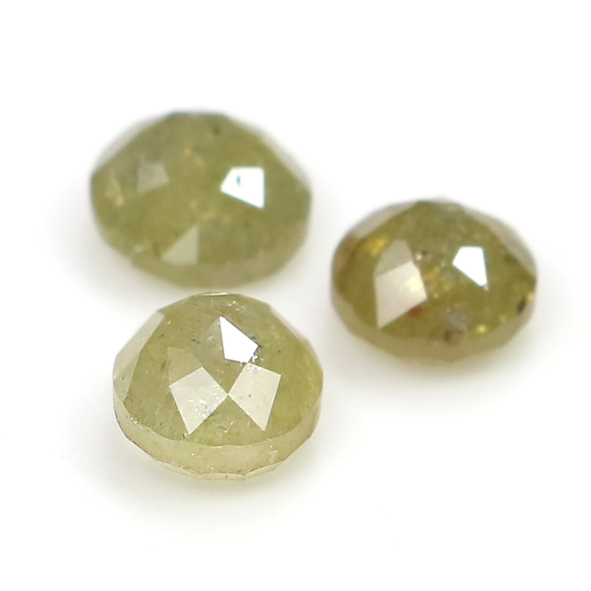 1.65 CT Natural Loose Round Rose Cut Diamond Yellow Color Round Shape Diamond 4.50 MM Natural Yellow Color Round Rose Cut Diamond LQ9211