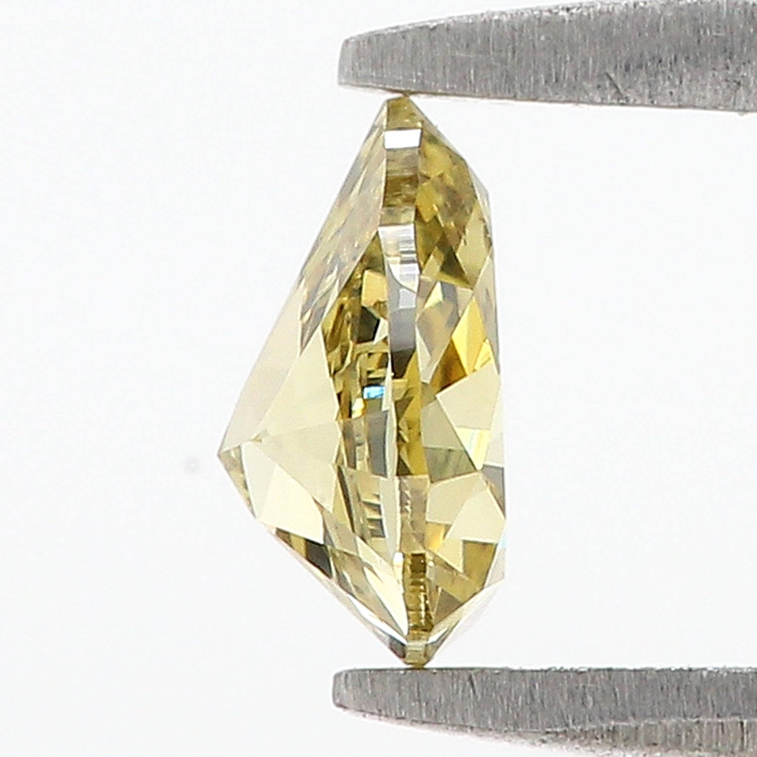0.52 CT Natural Loose Pear Shape Diamond Yellow Color Pear Cut Diamond 5.96 MM Natural Loose Yellow Diamond Pear Brilliant Cut Diamond L3509