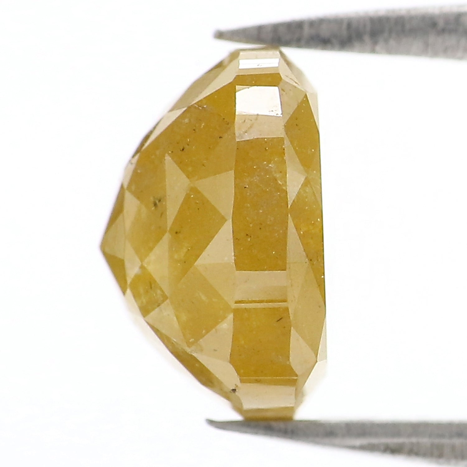 2.94 CT Natural Loose Cushion Shape Diamond Yellow Color Cushion Cut Diamond 7.70 MM Natural Loose Diamond Cushion Rose Cut Diamond QL6112