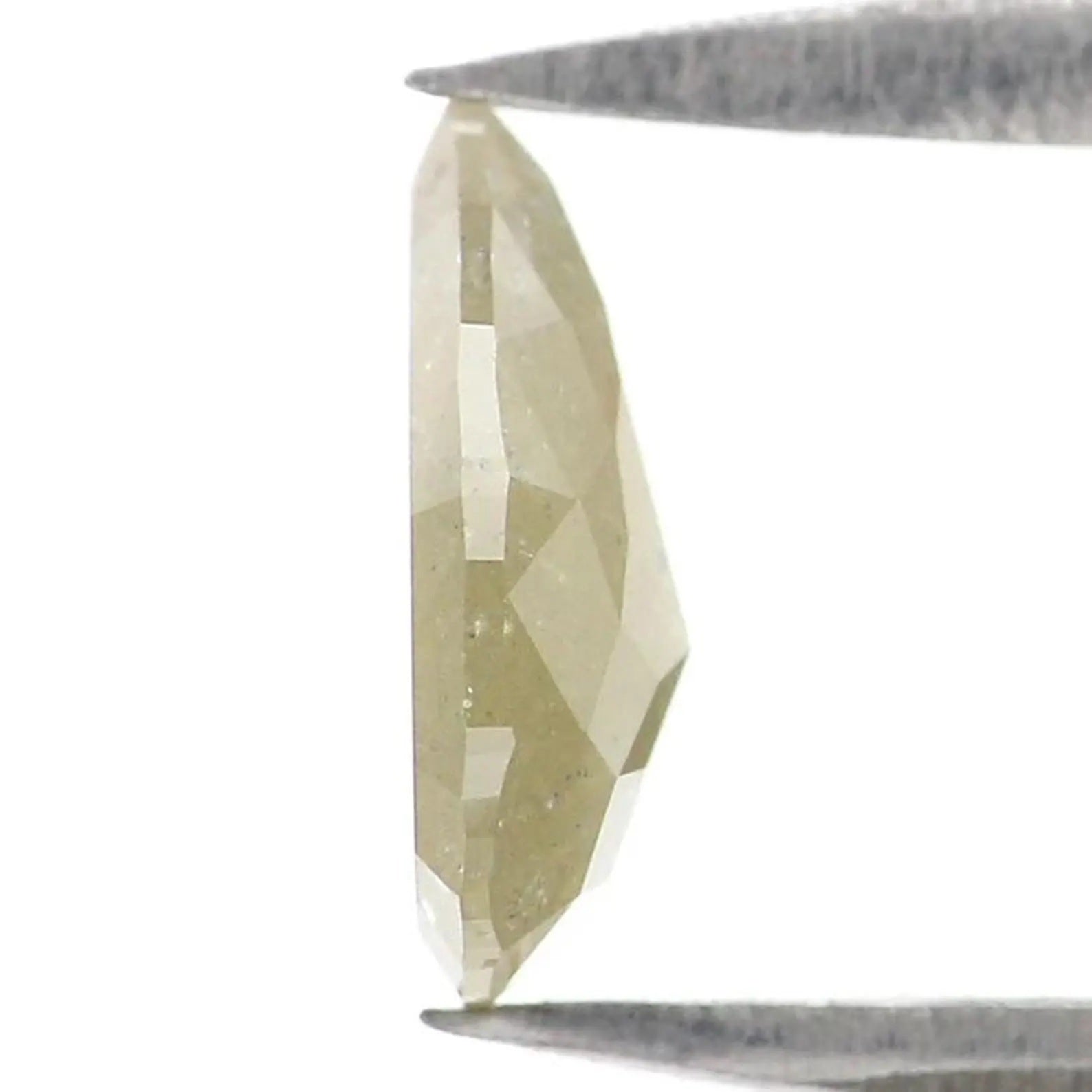 0.50 CT Natural Loose Pear Shape Diamond Yellow Color Pear Diamond 6.75 MM Natural Loose Diamond Grey Color Pear Rose Cut Diamond NQ2137