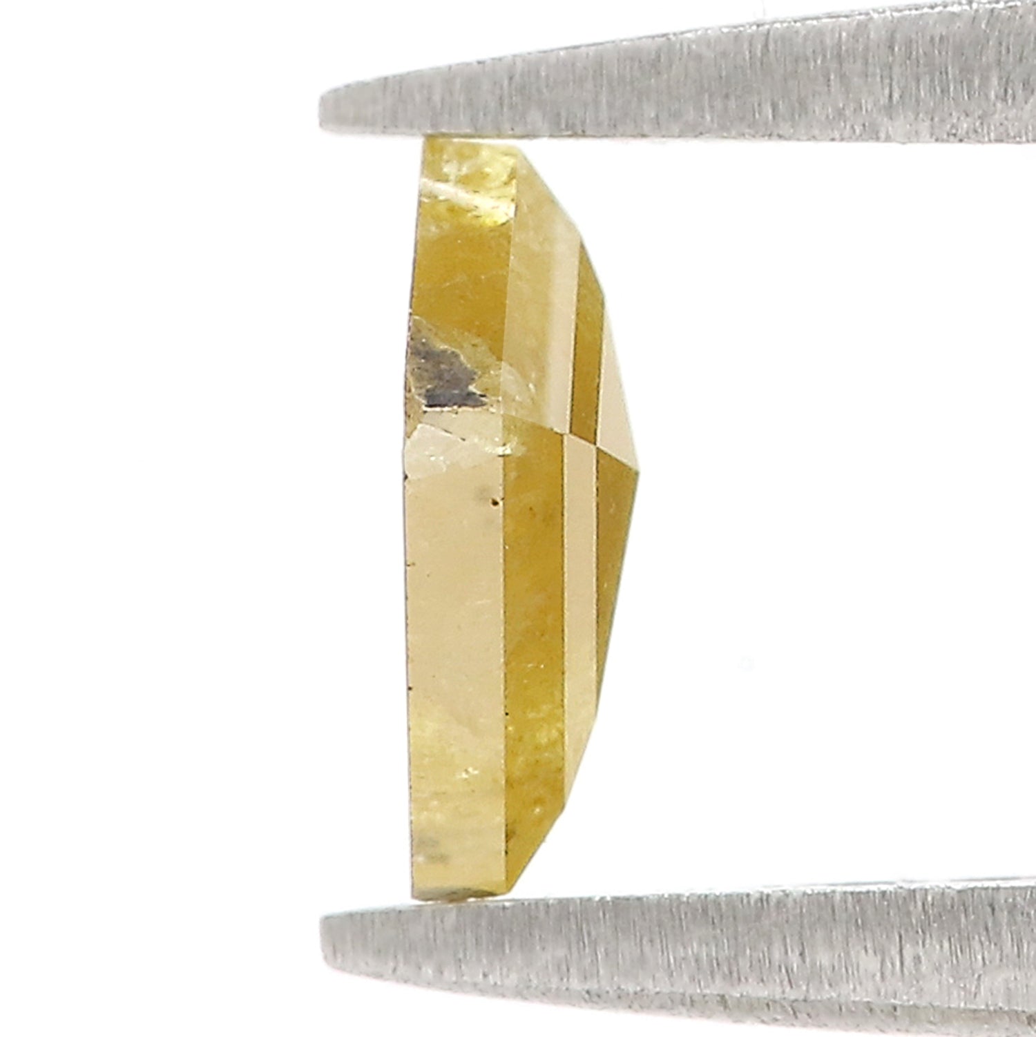 0.64 CT Natural Loose Kite Shape Diamond Yellow Color Kite Diamond 7.20 MM Natural Loose Yellow Color Diamond Kite Rose Cut Diamond N2654