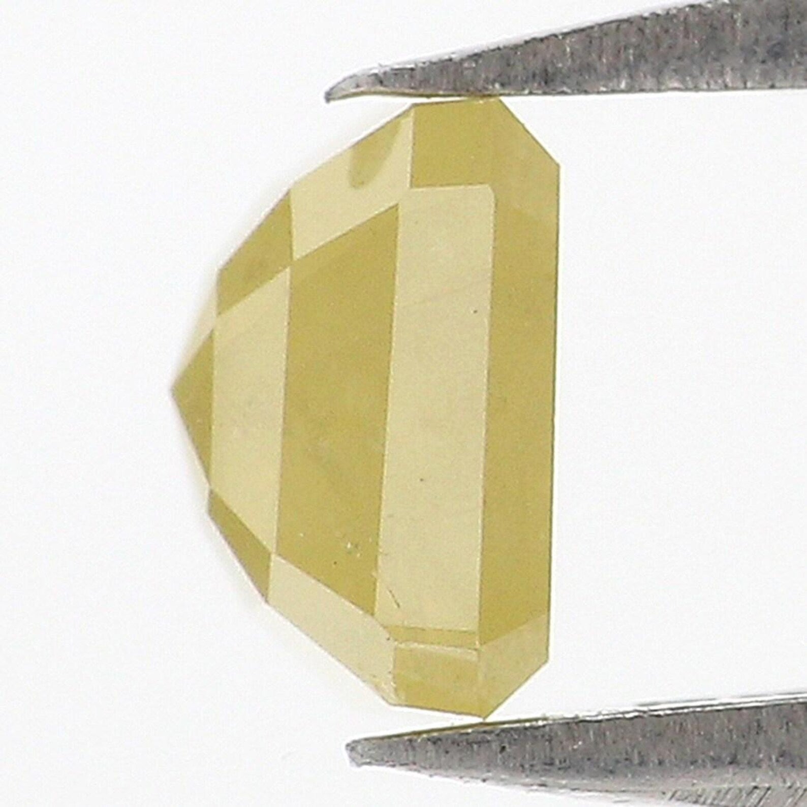 0.80 CT Natural Loose Radiant Shape Diamond Yellow Color Radiant Diamond 5.00 MM Natural Loose Yellow Color Radiant Rose Cut Diamond NQ8329
