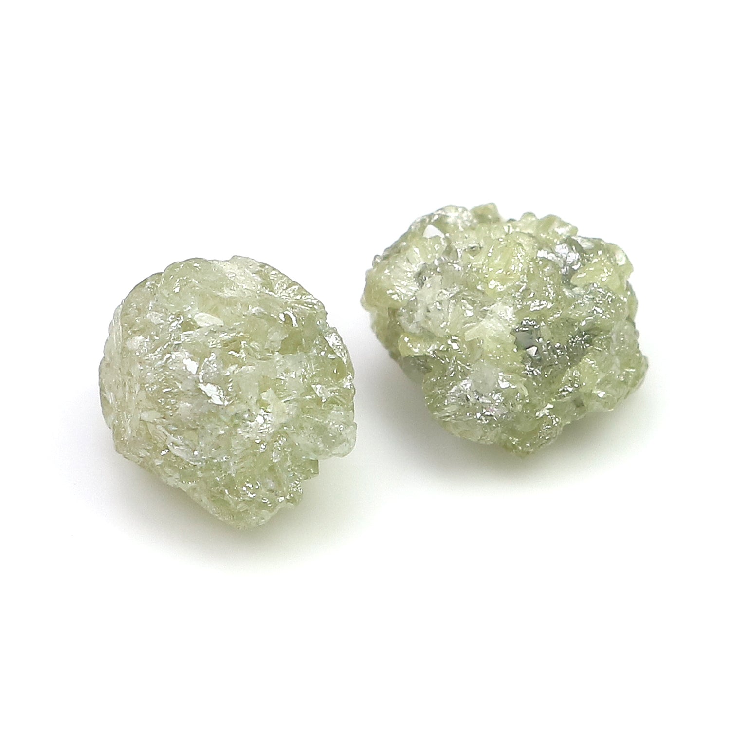 4.78 CT Natural Loose Rough Shape Diamond Green Color Rough Uncut Diamond 8.15 MM Natural Grey Diamond Rough Irregular Cut Diamond LQ3370