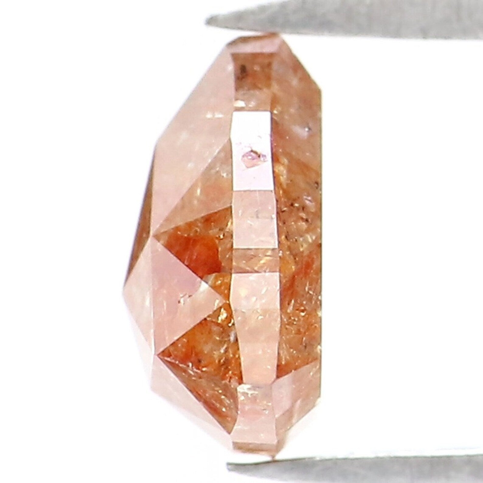 0.97 CT Natural Loose Triangle Shape Diamond Brown Color Triangle Cut Diamond 6.45 MM Natural Loose Triangle Shape Rose Cut Diamond NQ583