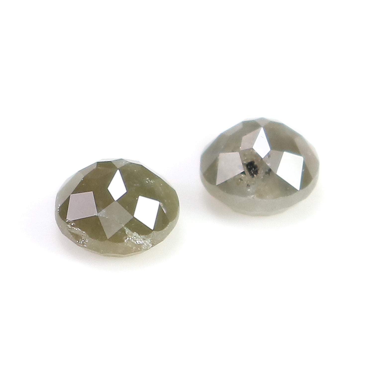1.14 CT Natural Loose Round Rose Cut Diamond Grey Color Round Cut Diamond 4.70 MM Natural Loose Diamond Round Rose Cut Shape Diamond LQ6334