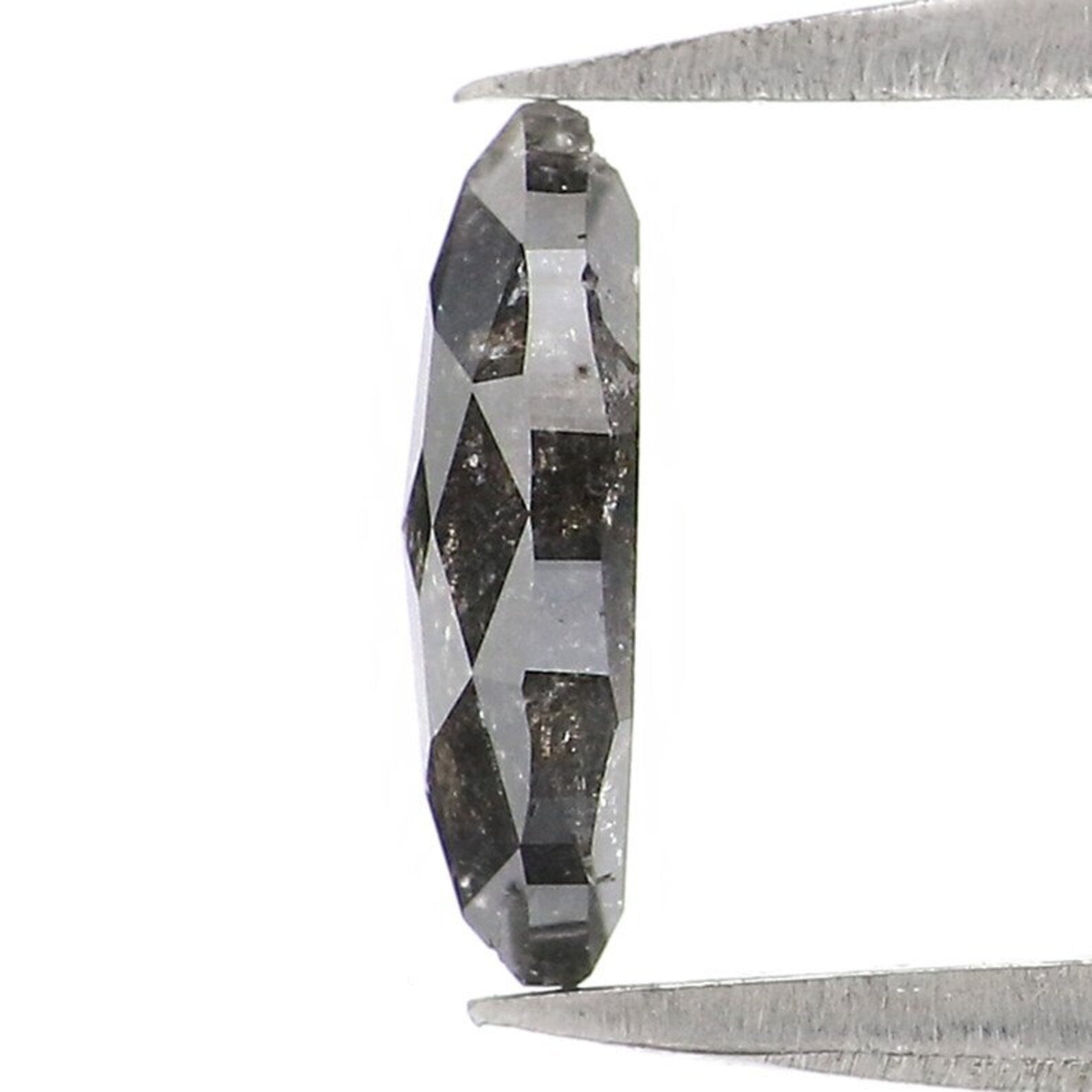 0.49 CT Natural Loose Marquise Shape Diamond Salt And Pepper Marquise Cut Diamond 7.60 MM Natural Diamond Marquise Ruse Cut Diamond NQ2461