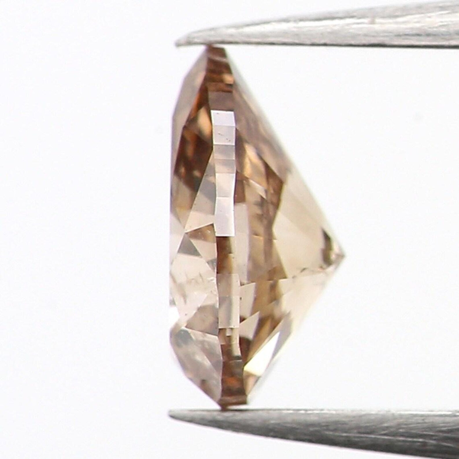 0.36 CT Natural Loose Pear Shape Diamond Brown Color Pear Cut Diamond 5.35 MM Natural Loose Brown Color Pear Brilliant Cut Diamond NQ1298