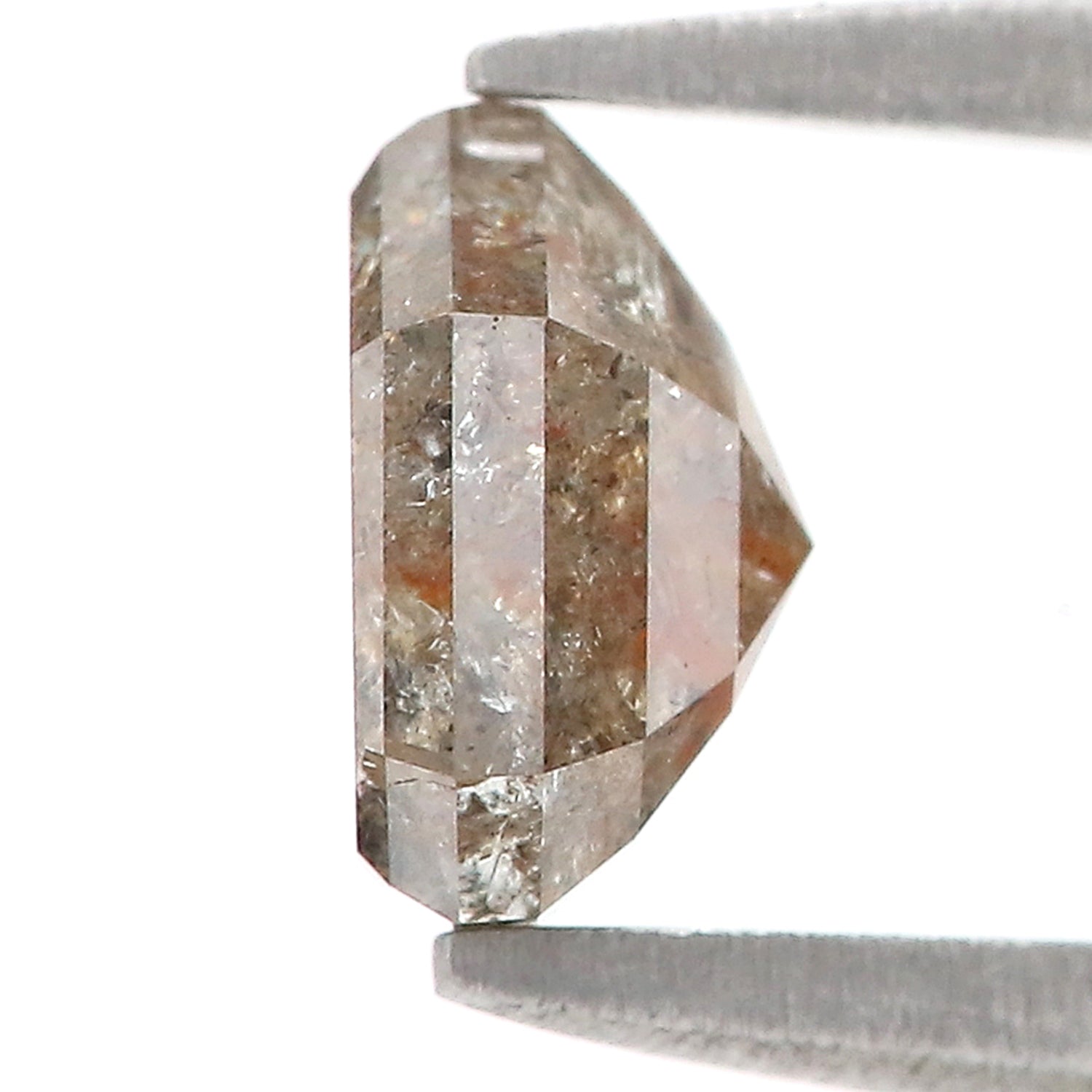 1.05 CT Natural Loose Shield Shape Diamond Brown Color Shield Cut Diamond 6.55 MM Natural Loose Brown Diamond Shield Rose Cut Diamond LQ9237