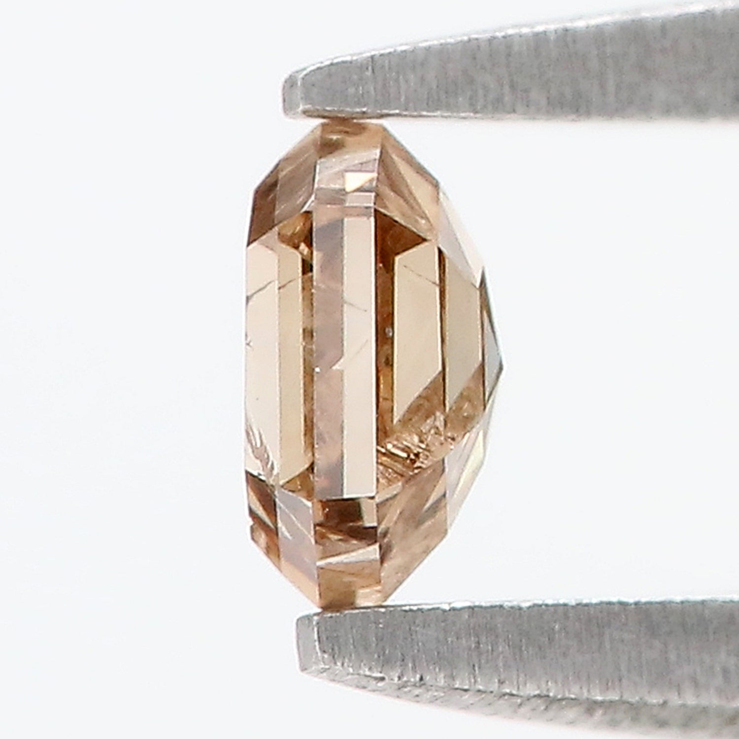 0.29 CT Natural Loose Hexagon Shape Diamond Brown Color Hexagon Cut Diamond 4.20 MM Natural Loose Brown Color Hexagon Rose Cut Diamond LQ850