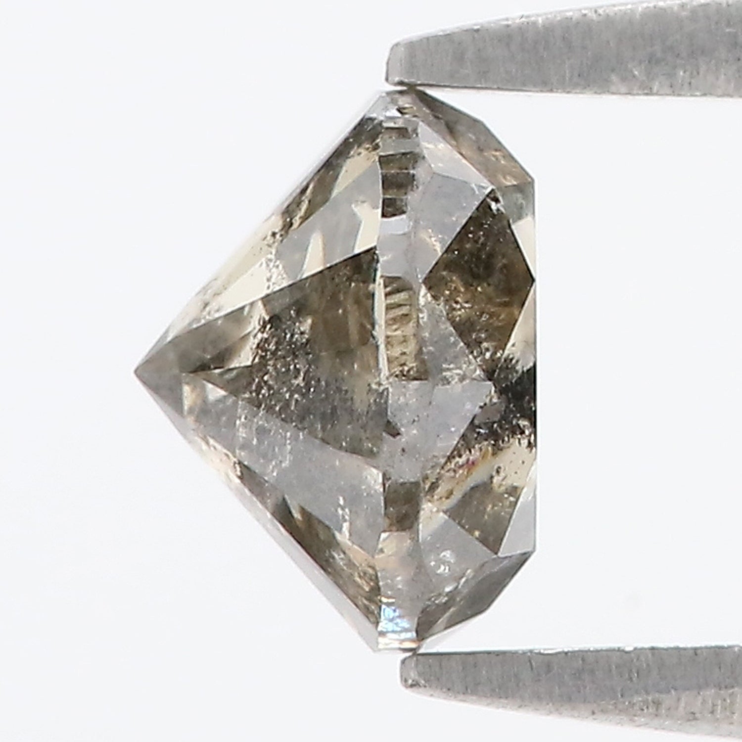1.48 CT Natural Loose Round Shape Diamond Salt And Pepper Round Cut Diamond 6.70 MM Natural Loose Diamond Round Brilliant Cut Diamond LQ8699