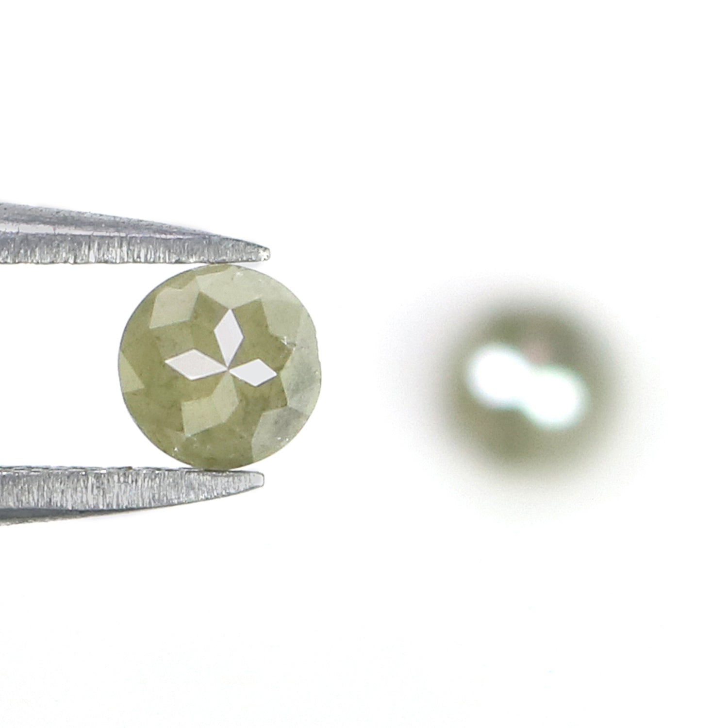 0.88 CT Natural Loose Round Rose Cut Diamond Grey Color Round Shape Diamond 4.30 MM Natural Loose Grey Color Round Rose Cut Diamond L6383
