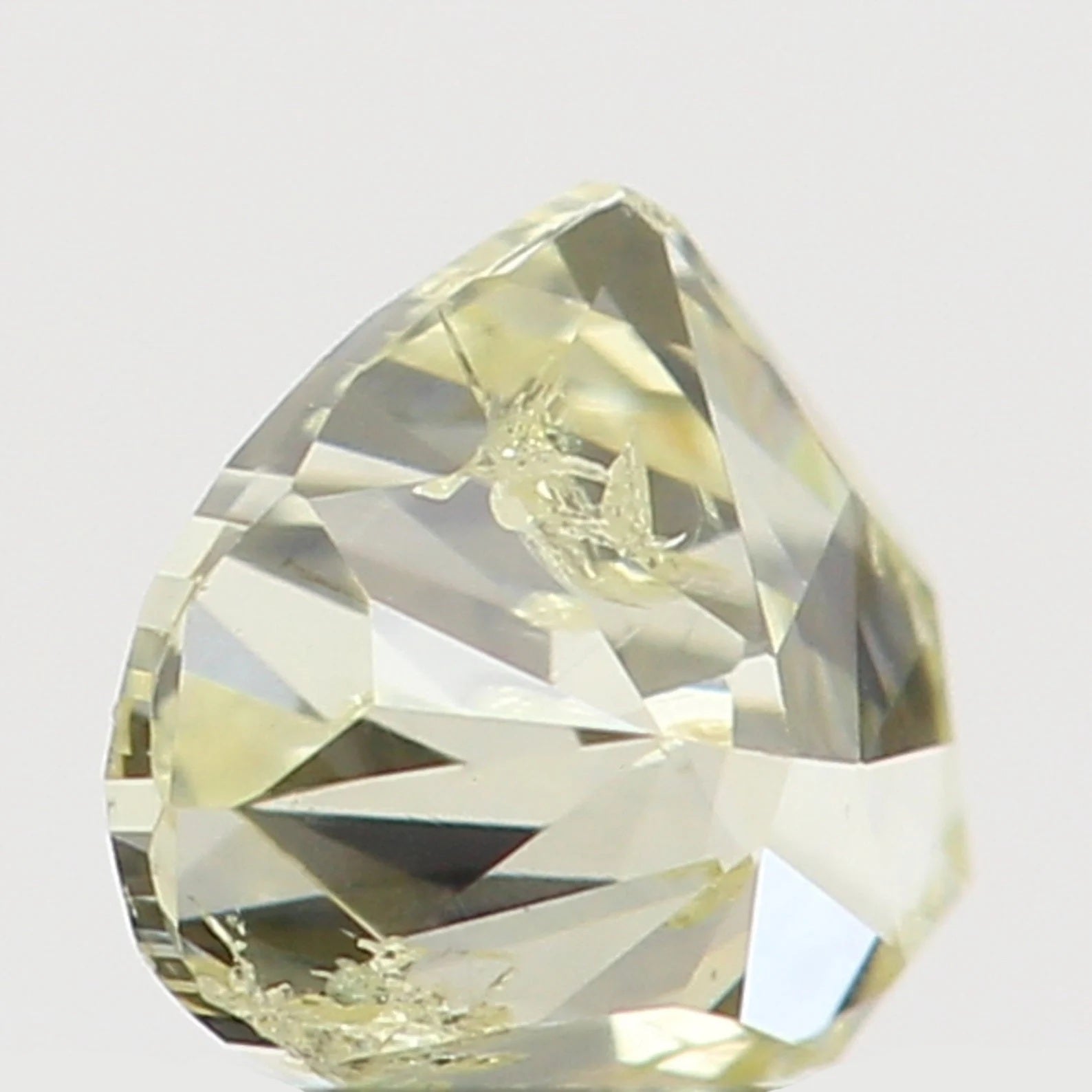 0.16 Ct Natural Loose Heart Shape Diamond Yellow Color Heart Cut Diamond 3.30 MM Natural Loose Diamond Heart Brilliant Cut Diamond N8061