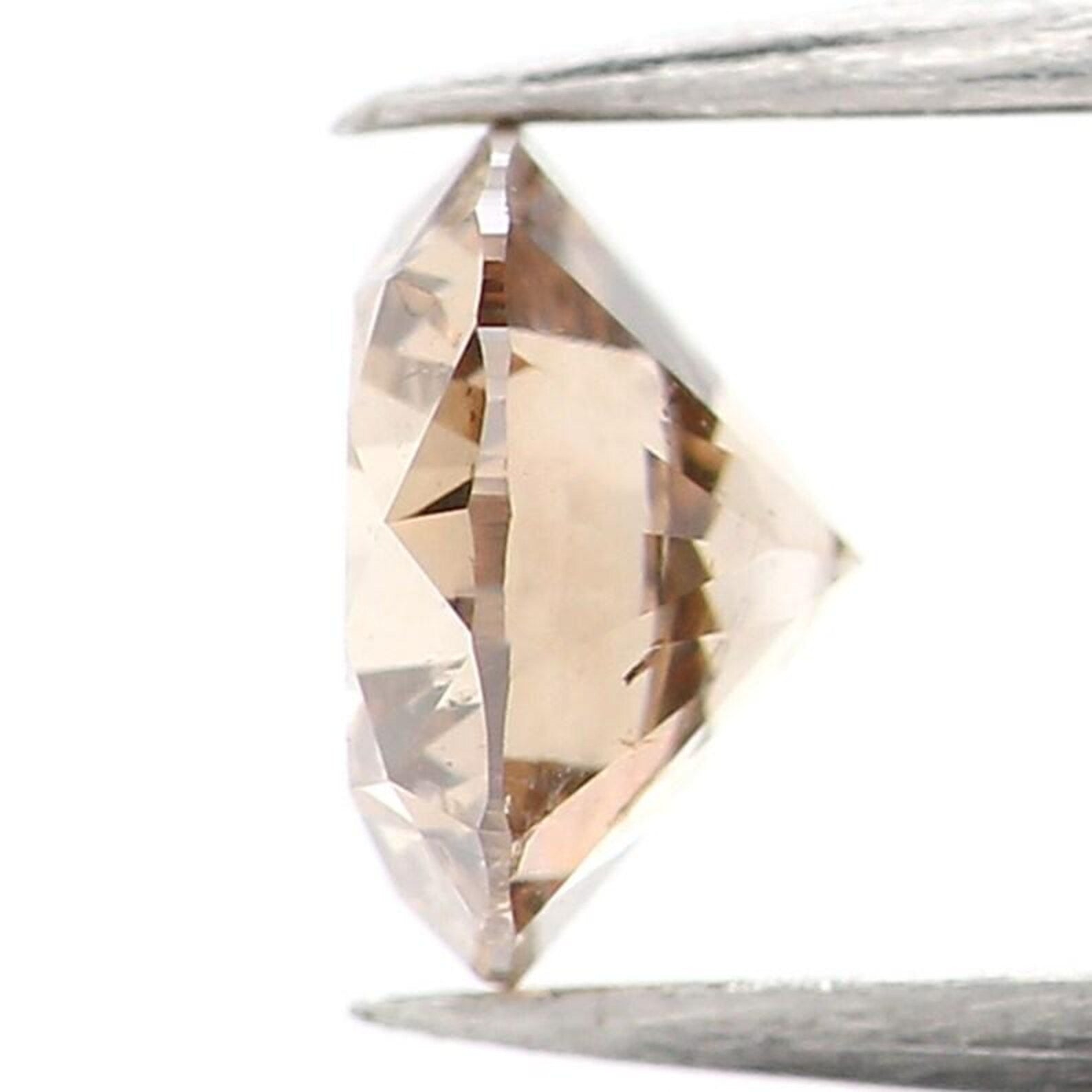 0.33 CT Natural Loose Round Shape Diamond Brown Color Round Cut Diamond 4.50 MM Natural Loose Brown Color Round Brilliant Cut Diamond NQ1199