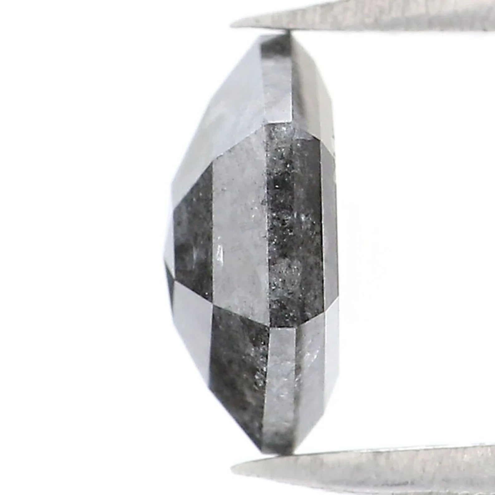 1.00 CT Natural Loose Hexagon Shape Diamond Salt And Pepper Hexagon Diamond 7.05 MM Natural Loose Diamond Hexagon Rose Cut Diamond NQ2027