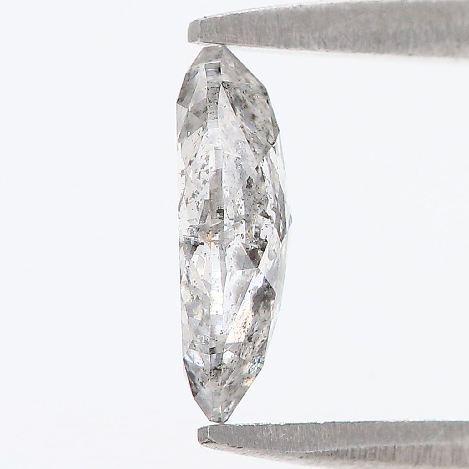 0.72 CT Natural Loose Marquise Shape Diamond Salt And Pepper Marquise Diamond 8.20 MM Natural Black Grey Color Marquise Cut Diamond L3457