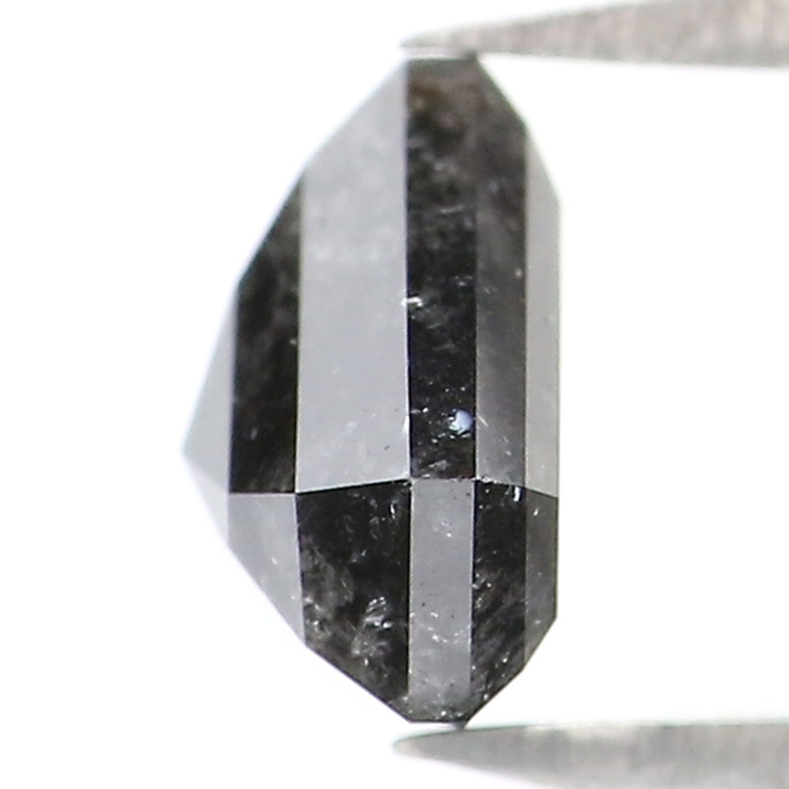 1.18 CT Natural Loose Shield Diamond Salt And Pepper Diamond Natural Loose Diamond 6.00 MM Shield Rose Cut Diamond Shield Shape NQ1346