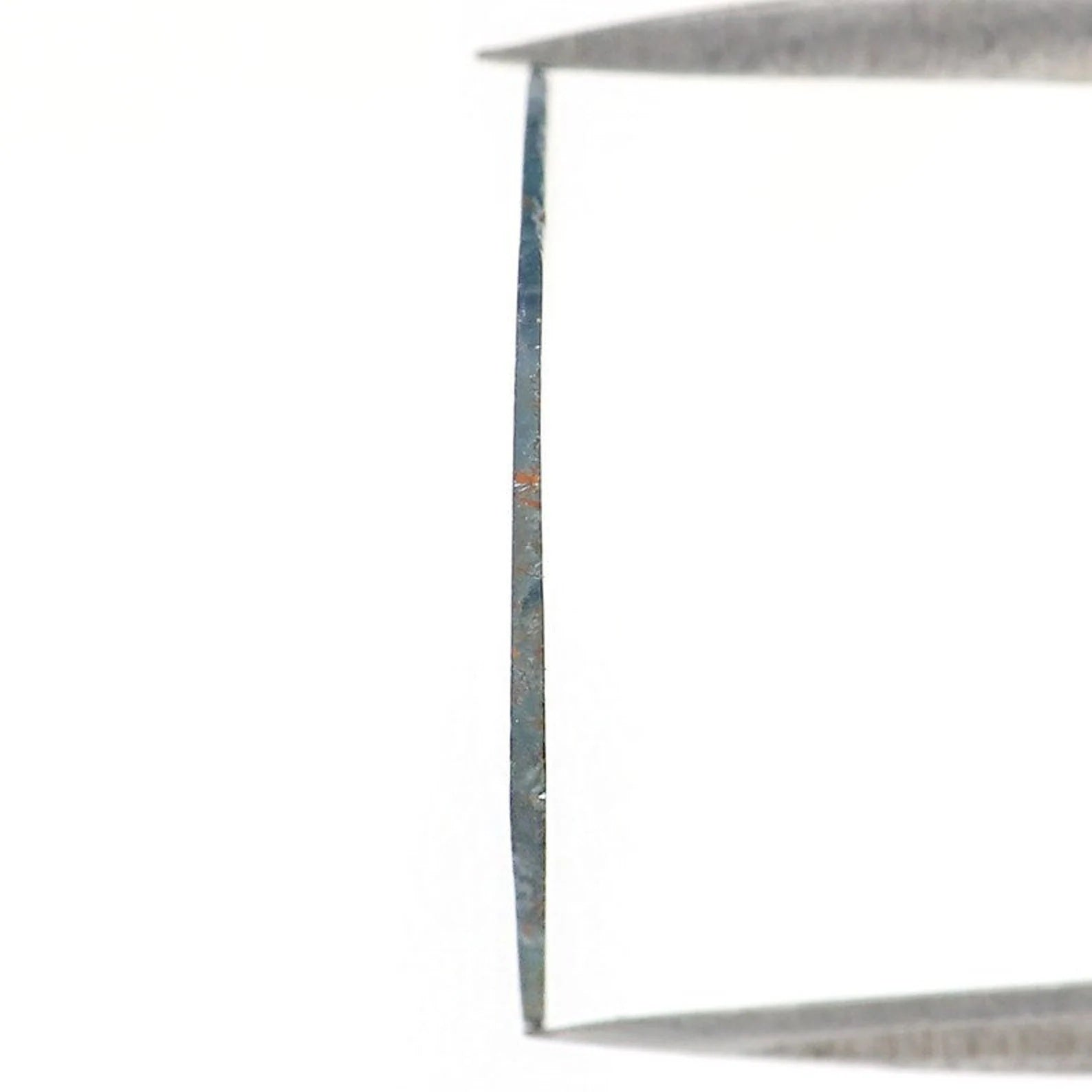 0.86 CT Natural Loose Slice Shape Diamond Blue Color Slice Cut Diamond 11.50 MM Natural Diamond Irregular Cut Slice Shape Diamond NQ1318
