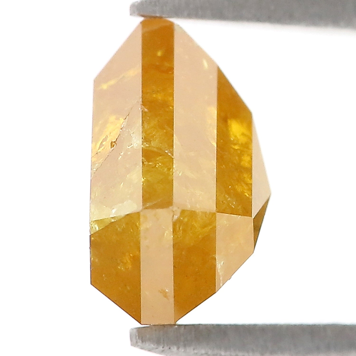 3.24 CT Natural Loose Shield Shape Diamond Yellow Color Shield Shape Diamond 8.40 MM Natural Loose Diamond Shield Rose Cut Diamond QL9780