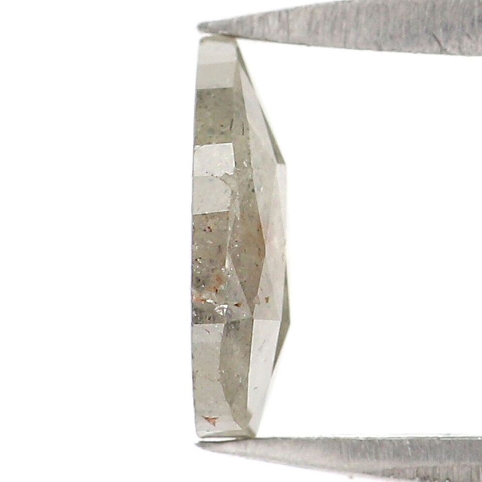 0.63 CT Natural Loose Pear Diamond Grey Color Pear Cut Diamond Natural Loose Diamond 7.20 MM Pear Rose Cut Diamond Pear Shape Diamond NQ8563