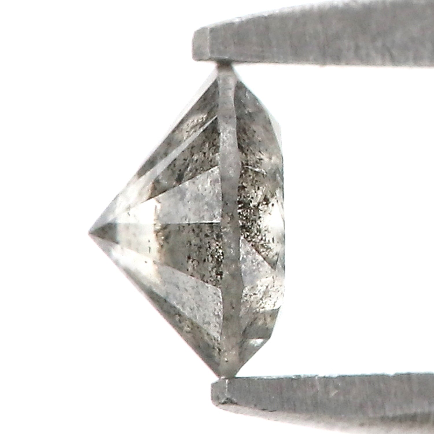 0.42 CT Natural Loose Round Shape Diamond Salt And Pepper Round Cut Diamond 4.65 MM Natural Loose Diamond Round Brilliant Cut Diamond LQ2804