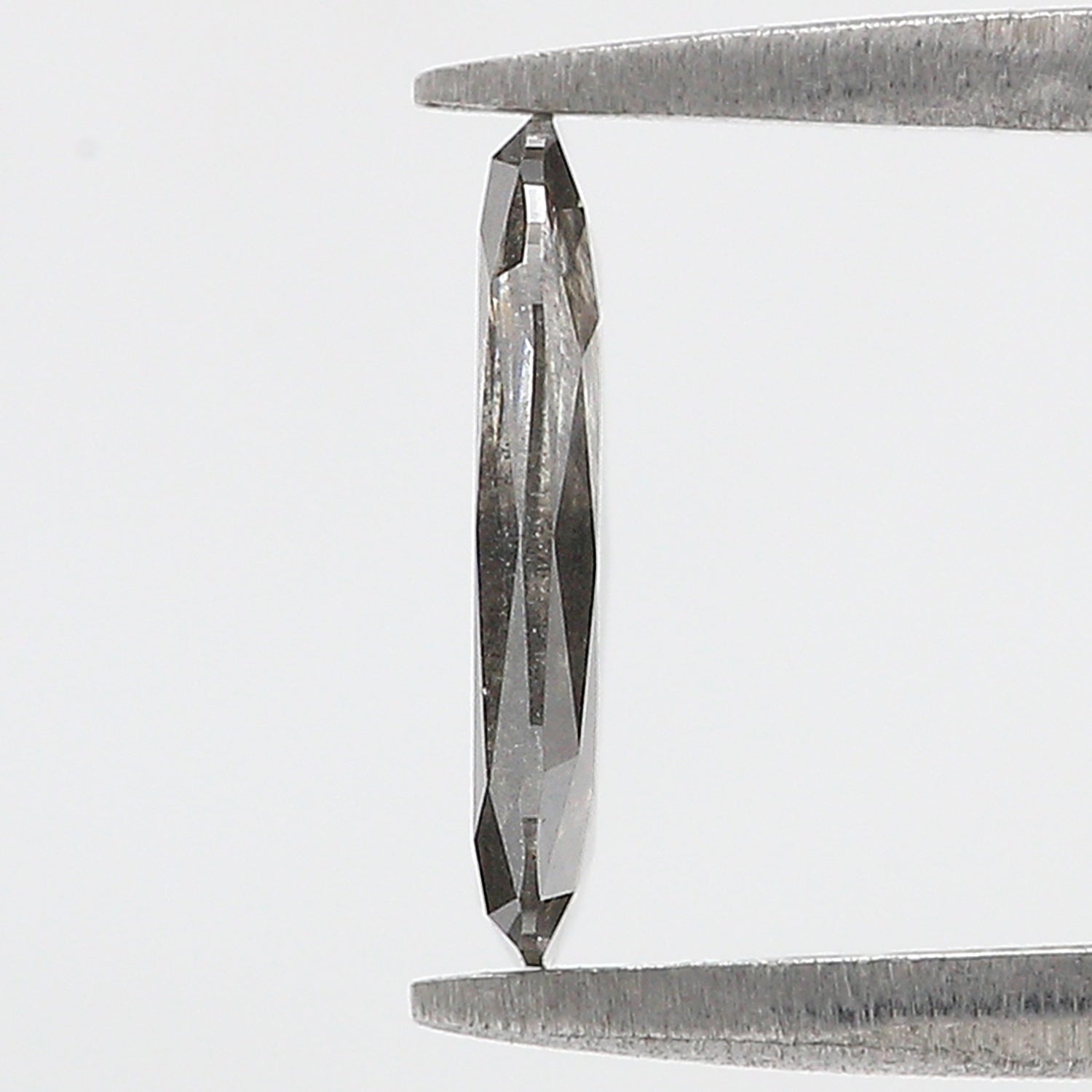 1.95 CT Cushion Rose Cut Salt And Pepper Lab Grown 10.50 MM Loose Diamond CVD Fancy Black Grey Color Lab Created Antique Cut Diamonds L3523