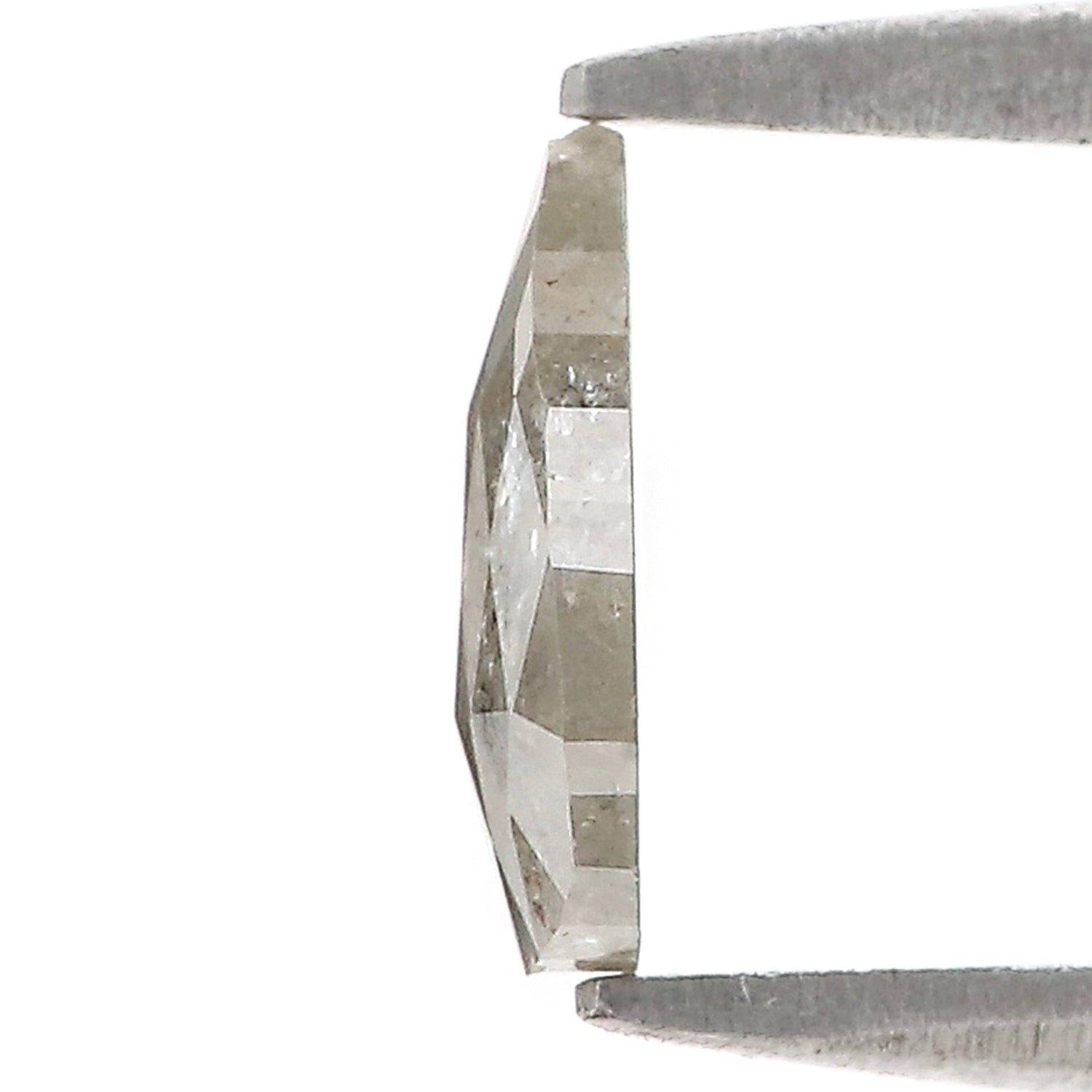 0.85 CT Natural Loose Pear Shape Diamond Grey Color Pear Cut Diamond 8.00 MM Natural Loose Grey Color Diamond Pear Rose Cut Diamond LQ6982