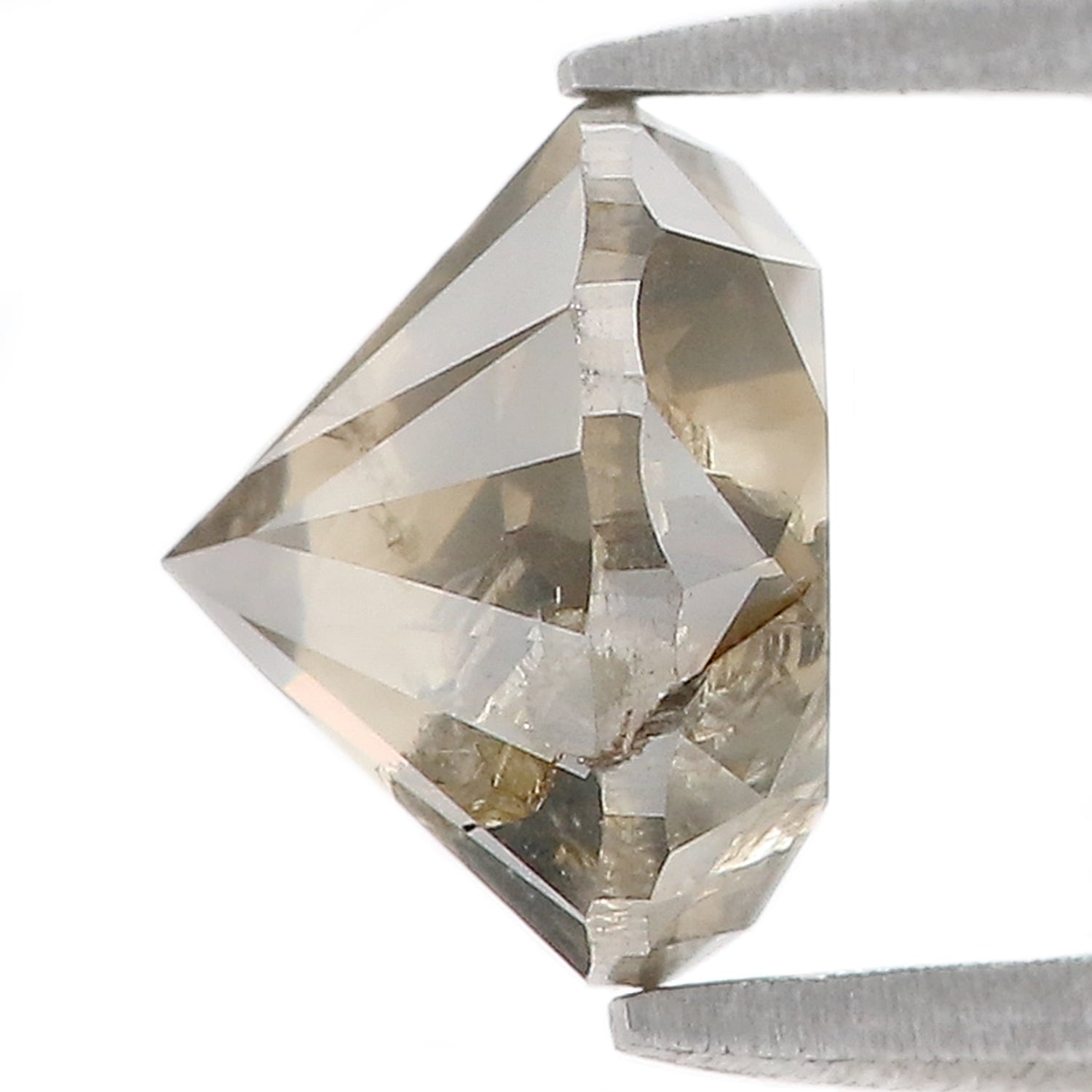 2.84 Ct Natural Loose Round Shape Diamond Black Round Cut Diamond 8.15 MM Natural Loose Diamond Brown Round Brilliant Cut Diamond QL8876