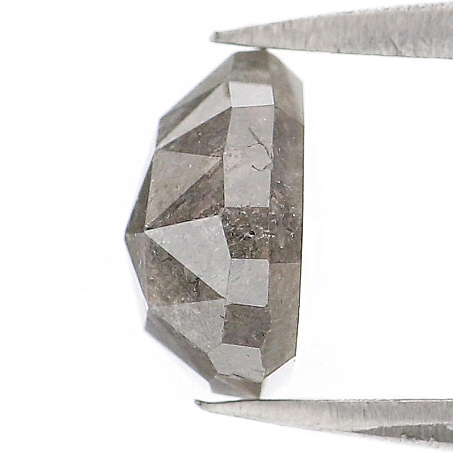 1.21 CT Natural Loose Triangle Shape Diamond Grey Triangle Cut Diamond 6.60 MM Natural Loose Diamond Triangle Shape Rose Cut Diamond NQ8147