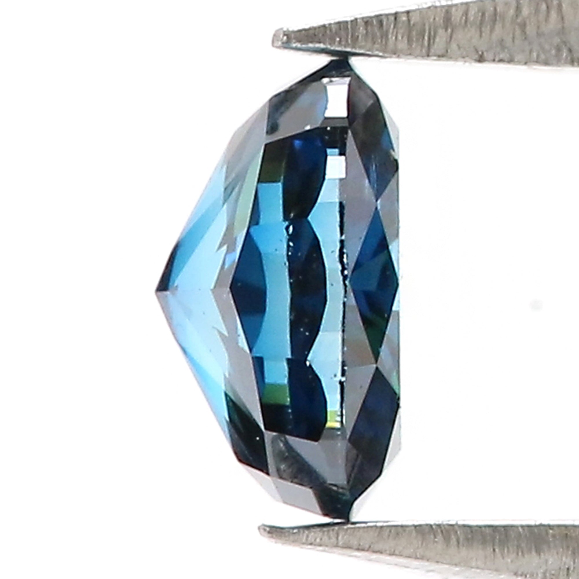 0.47 CT Natural Loose Oval Shape Diamond Blue Color Oval Shape Diamond 5.30 MM Natural Blue Color Diamond Oval Brilliant Cut Diamond QK2111