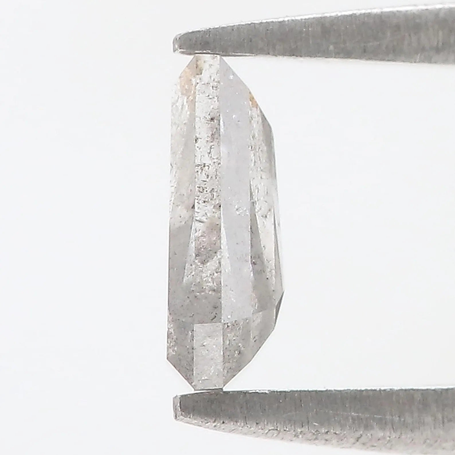 0.75 Ct Natural Loose Coffin Shape Diamond Grey Color Coffin Shape Diamond 7.00 MM Natural Diamond Grey Color Coffin Rose Cut Diamond QN1248