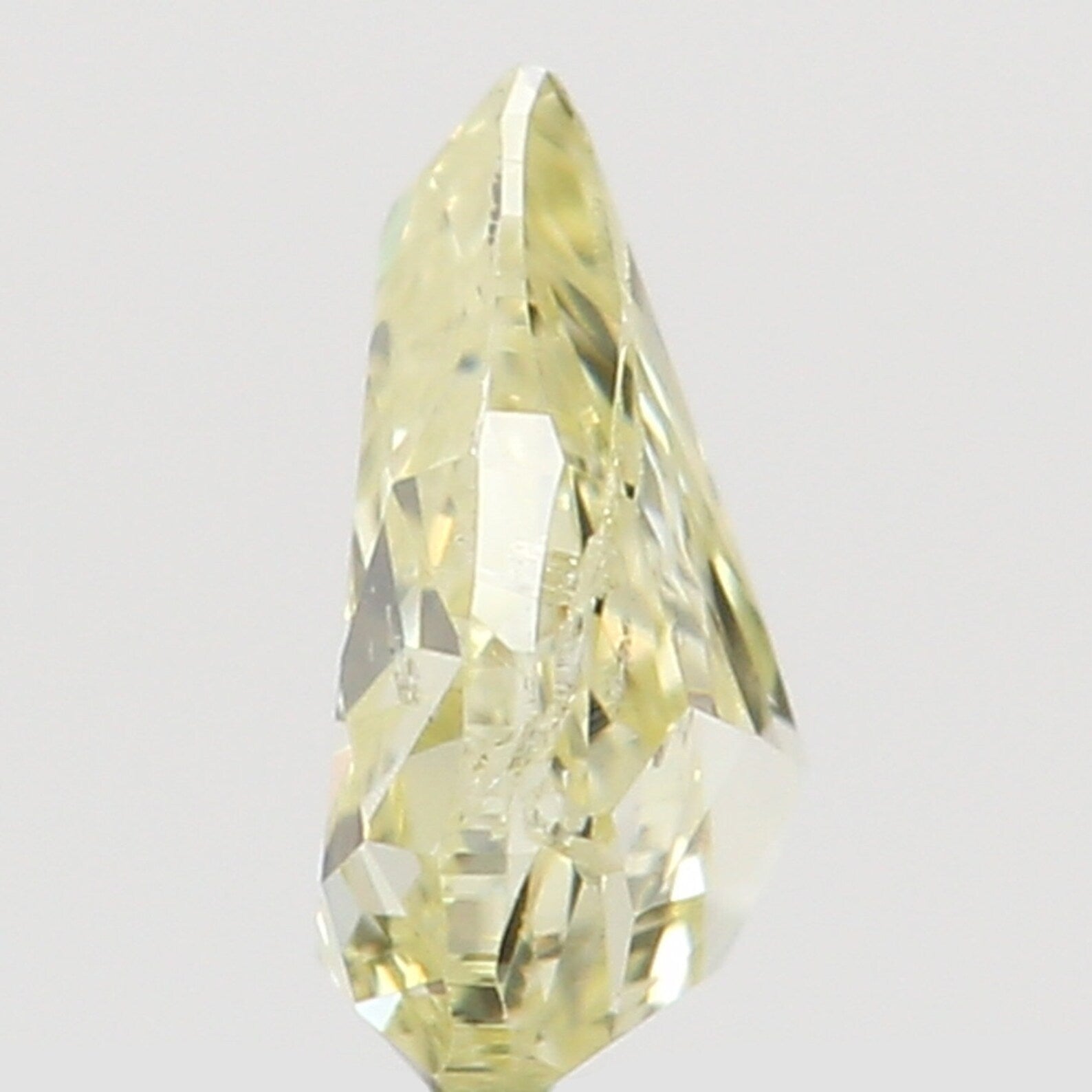 0.13 Ct Natural Loose Pear Shape Diamond Yellow Color Pear Cut Diamond 3.80 MM Natural Loose Diamond Pear Brilliant Cut Diamond N8102