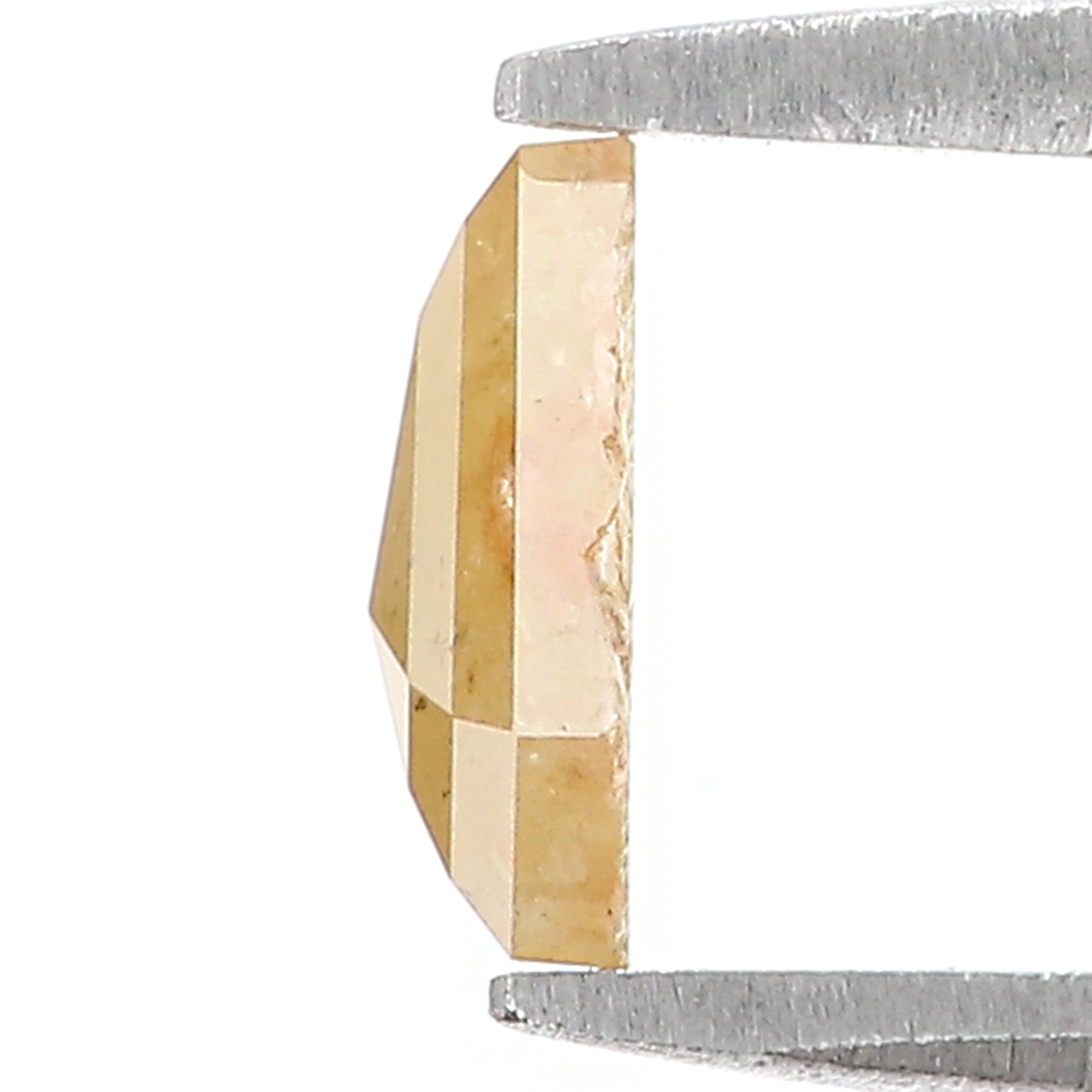 0.81 CT Natural Loose Coffin Cut Diamond Yellow Color Coffin Cut Diamond 7.00 MM Natural Loose Yellow Diamond Coffin Rose Cut Diamond LQ7968