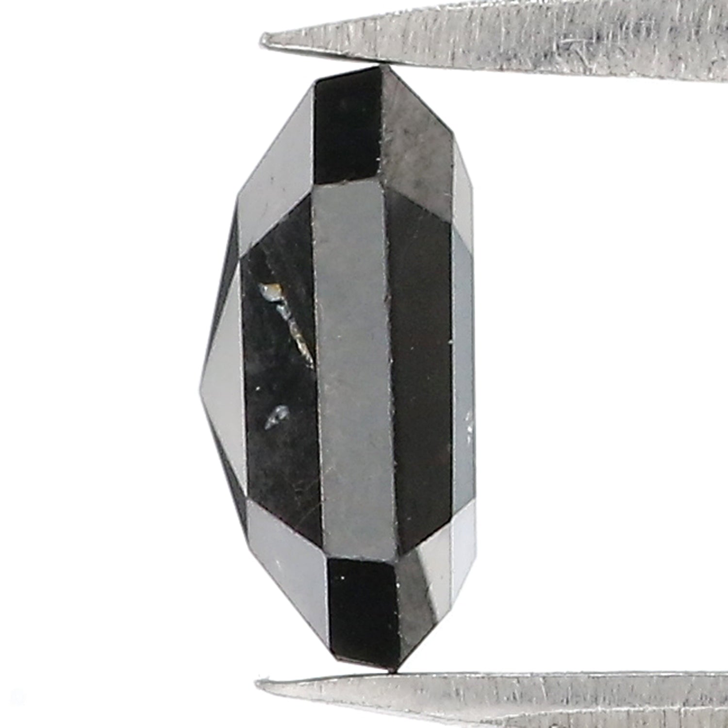 2.20 CT Natural Loose Emerald Shape Diamond Black Color Emerald Cut Diamond 7.95 MM Natural Loose Diamond Emerald Rose Cut Diamond QL3083