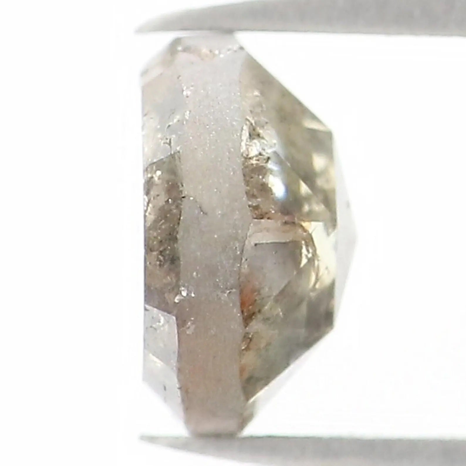 0.73 CT Natural Loose Round Shape Diamond Salt And Pepper Round Diamond 5.20 MM Natural Loose Black Grey Color Round Rose Cut Diamond NQ1520