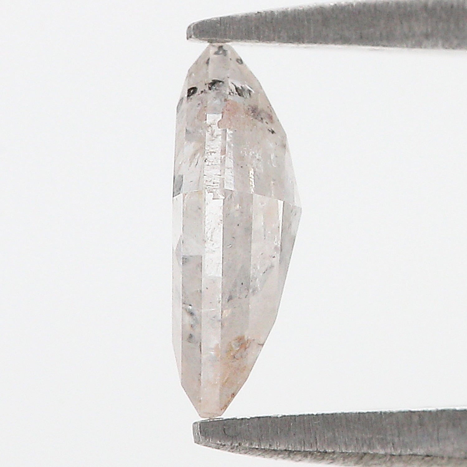 0.82 CT Natural Loose Kite Shape Diamond Salt And Pepper Kite Shape Diamond 8.55 MM Natural Loose Grey Color Kite Rose Cut Diamond L3485