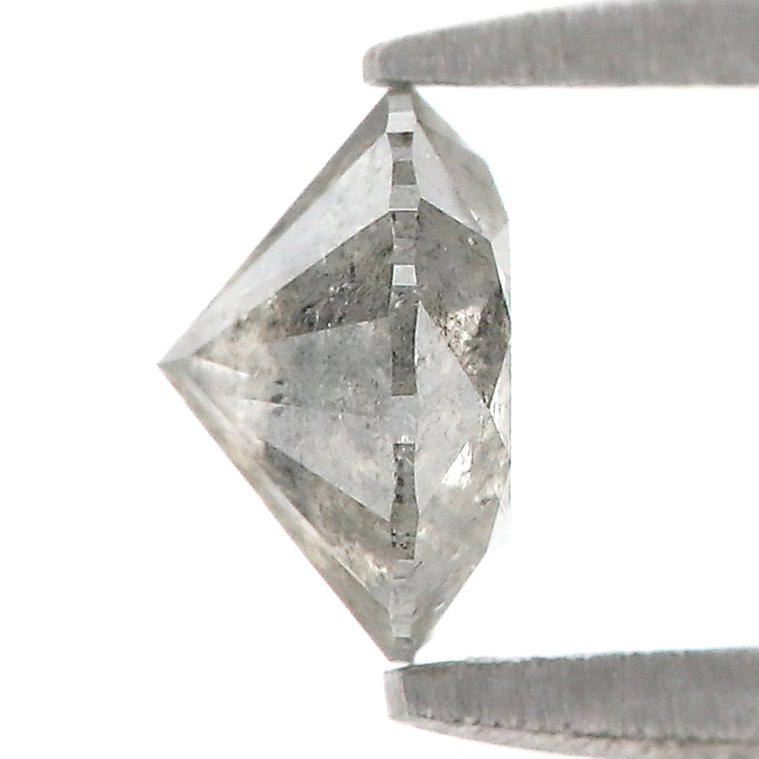 0.70 CT Natural Loose Round Shape Diamond Salt And Pepper Round Diamond 5.60 MM Natural Black Grey Color Round Brilliant Cut Diamond LQ446