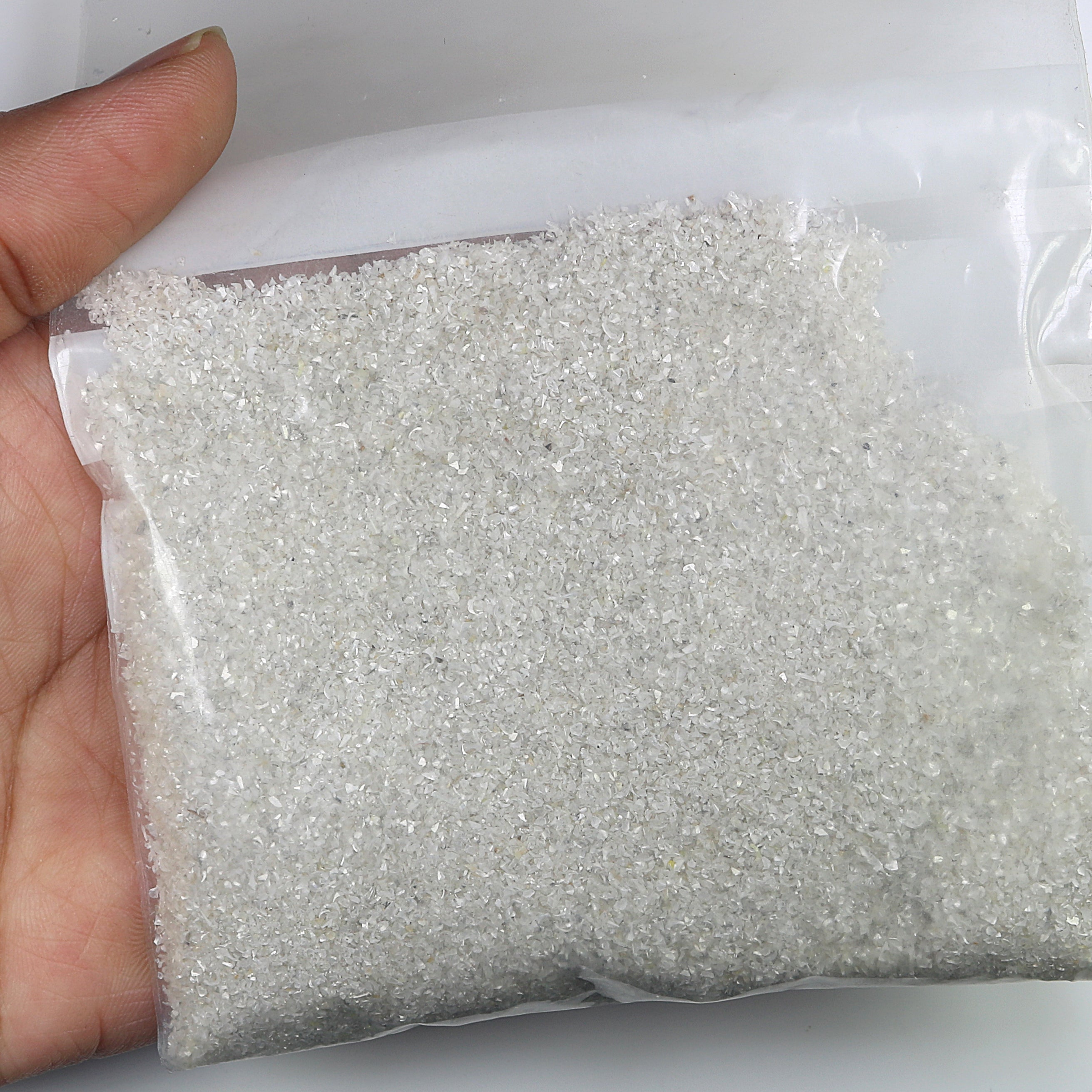 10 CT Natural White Diamond Dust Faceted Chips Crushed Powder Loose Natural Diamond For Jewelry Making Inlay Resin Art Craft Supply Q93