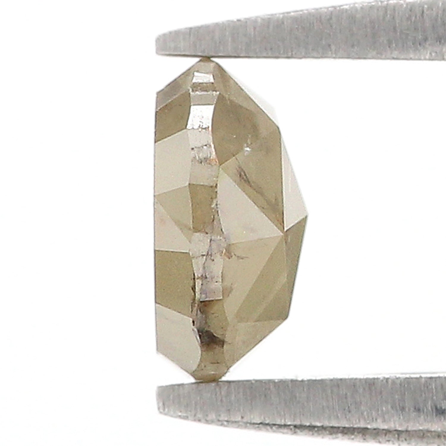 0.97 CT Natural Loose Round Rose Cut Diamond Yellow Color Round Cut Diamond 6.05 MM Natural Loose Yellow Color Round Rose Cut Diamond N2636