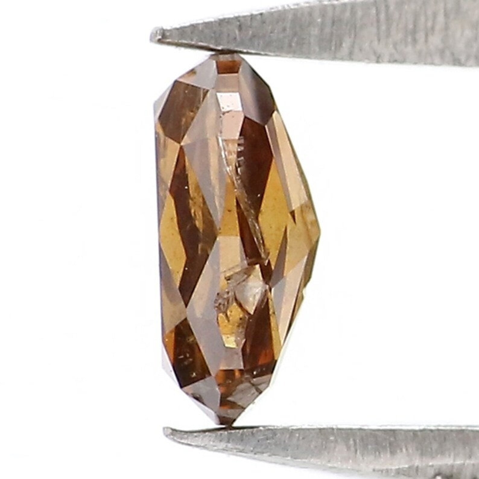 0.37 CT Natural Loose Oval Shape Diamond Brown Color Oval Cut Diamond 5.20 MM Natural Loose Diamond Brown Color Oval Rose Cut Diamond NQ7069