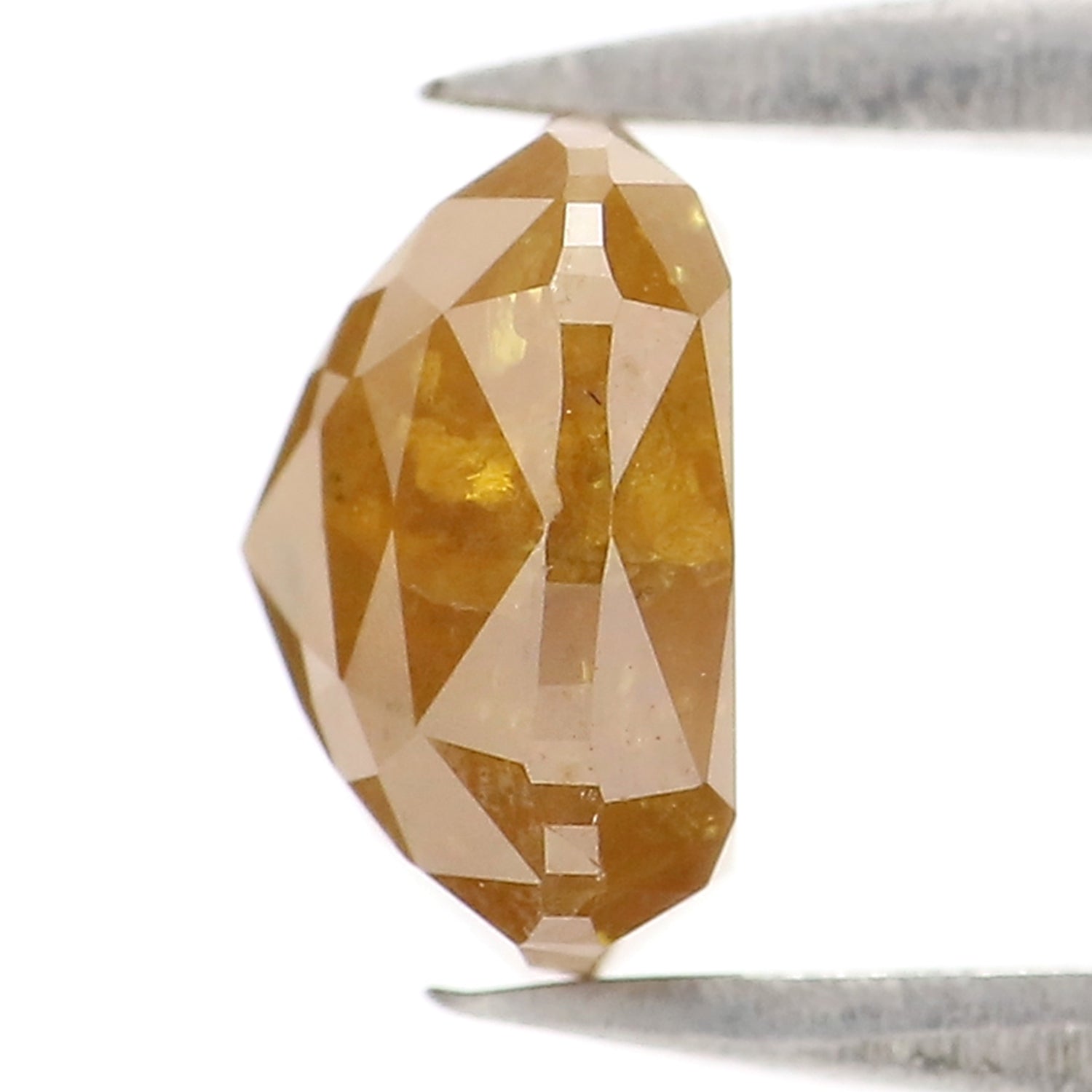 1.79 CT Natural Loose Cushion Shape Diamond Yellow Color Cushion Cut Diamond 7.00 MM Natural Yellow Color Cushion Rose Cut Diamond KQ2675