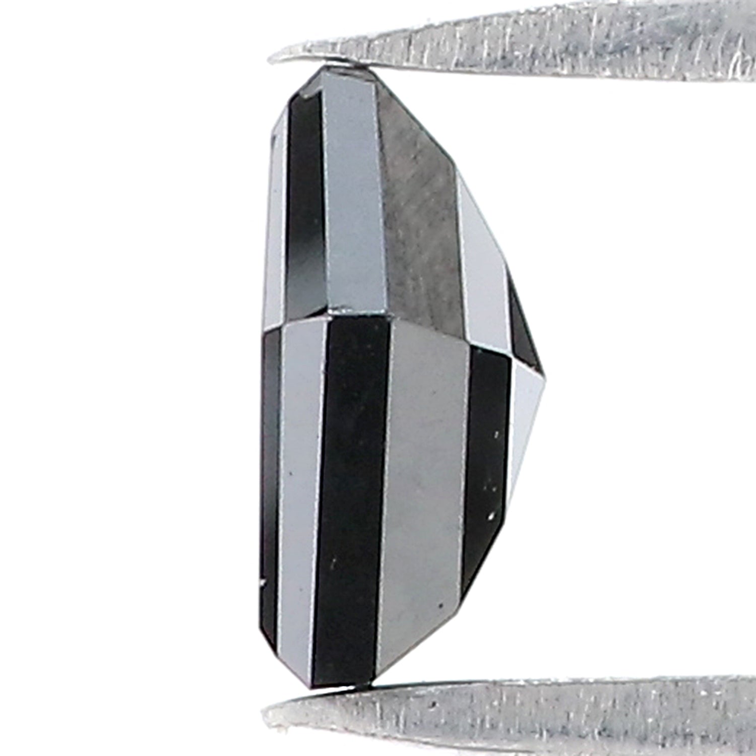 0.78 CT Natural Loose Pentagon Shape Diamond Black Color Pentagon Diamond 6.35 MM Natural Loose Black Color Pentagon Rose Cut Diamond LQ9608