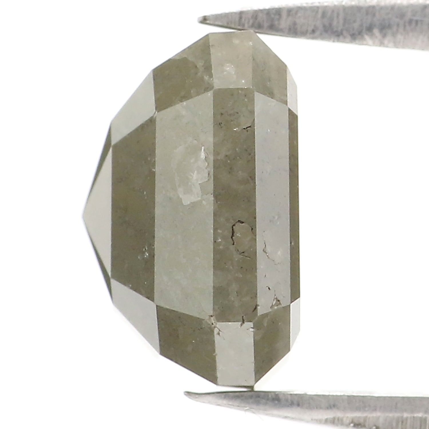 Natural Loose Emerald Diamond, Grey Color Emerald Diamond, Natural Loose Diamond, Emerald Cut Diamond, 3.20 CT Emerald Shape Diamond L2832