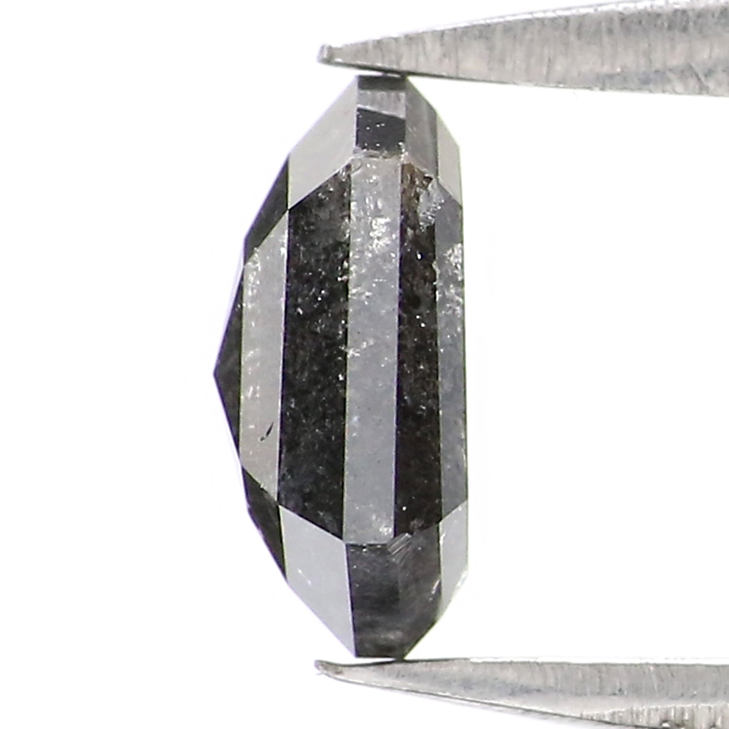 Natural Loose Hexagon Diamond, Salt And Pepper Hexagon Diamond, Natural Loose Diamond, Hexagon Cut Diamond, 0.85 CT Hexagon Shape L2966