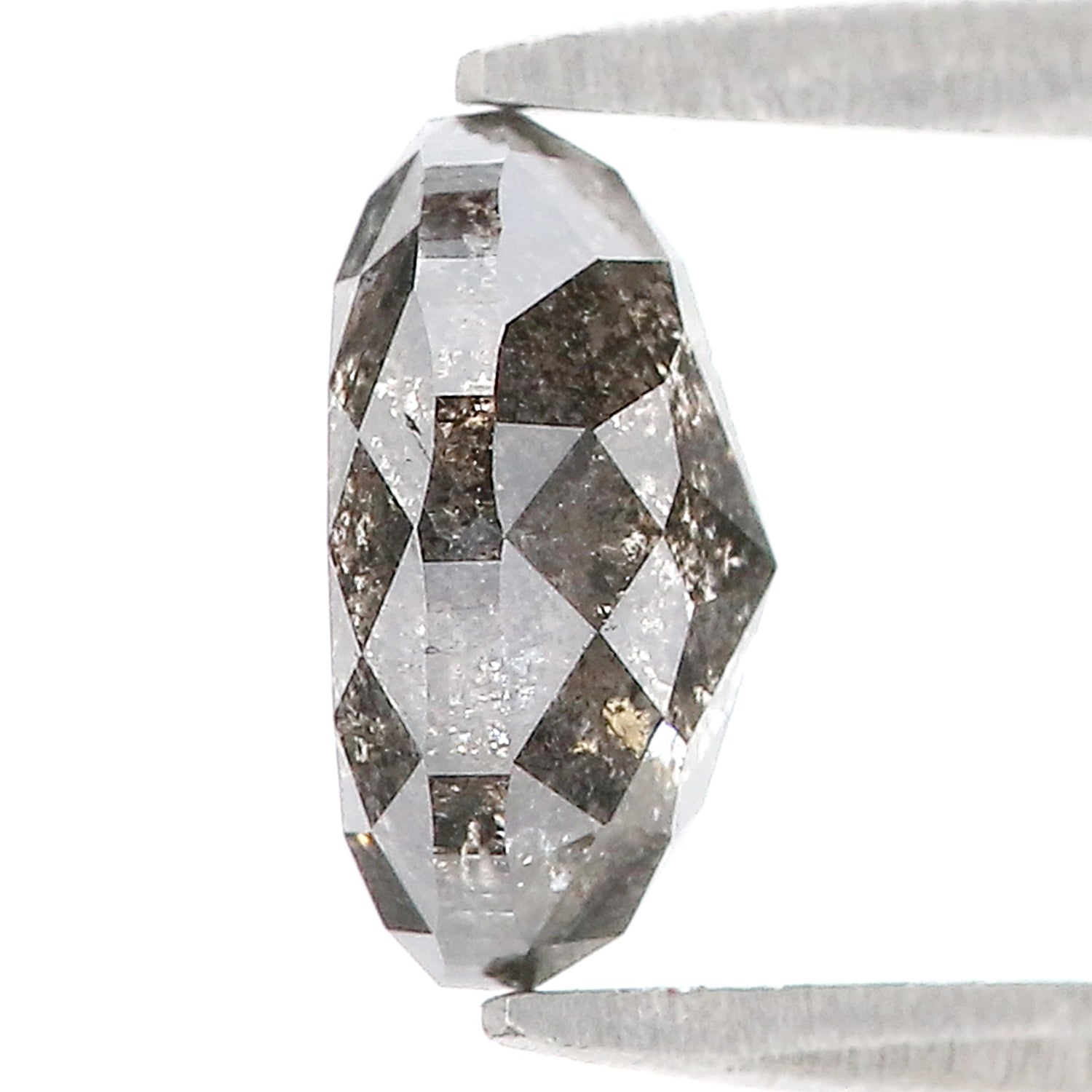 1.36 CT Natural Loose Marquise Shape Diamond Salt And Pepper Marquise Diamond 7.95 MM Natural Black Grey Marquise Rose Cut Diamond KDL3474