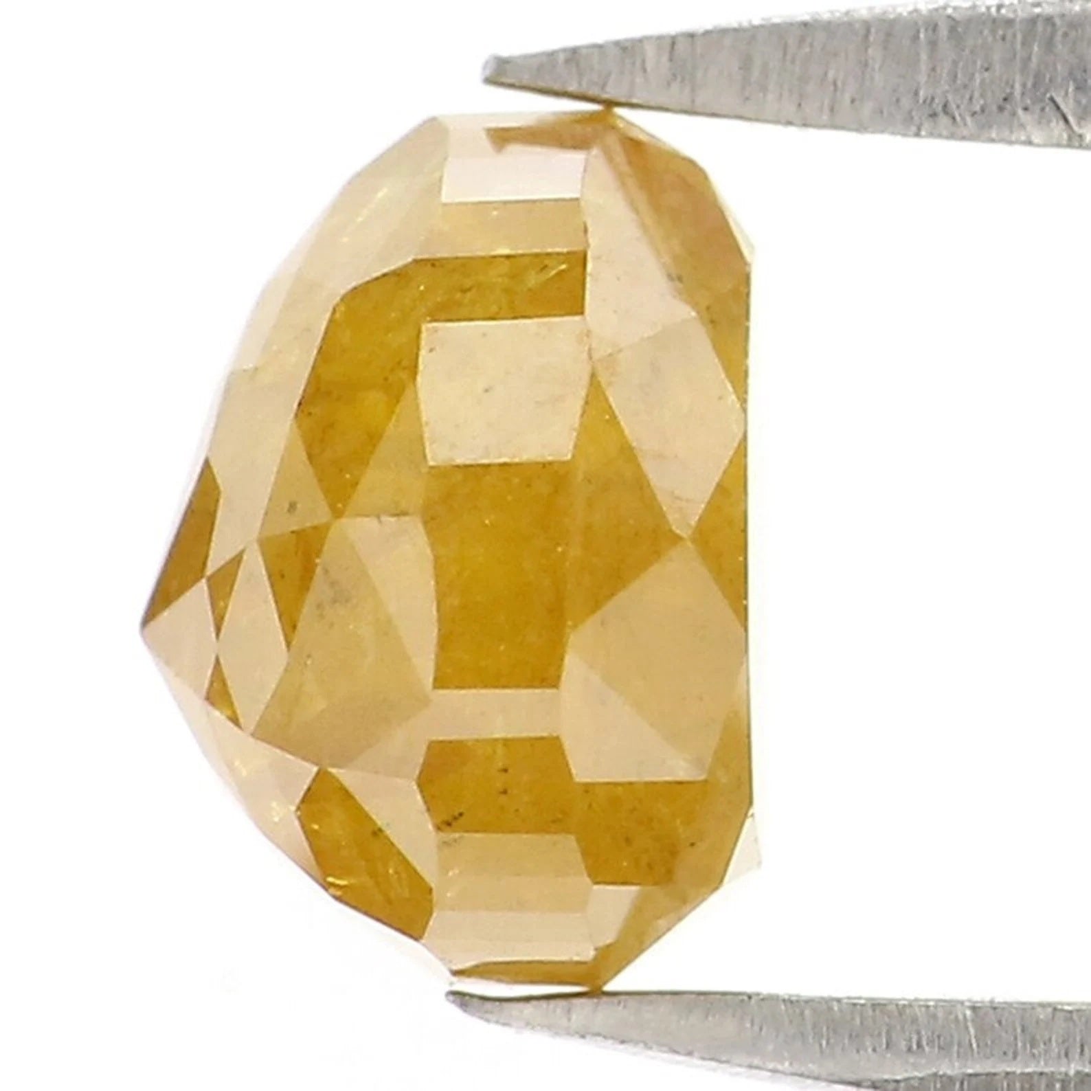 1.39 CT Natural Loose Pear Shape Diamond Yellow Color Pear Diamond 6.40 MM Natural Loose Diamond Yellow Color Pear Rose Cut Diamond NQ2389