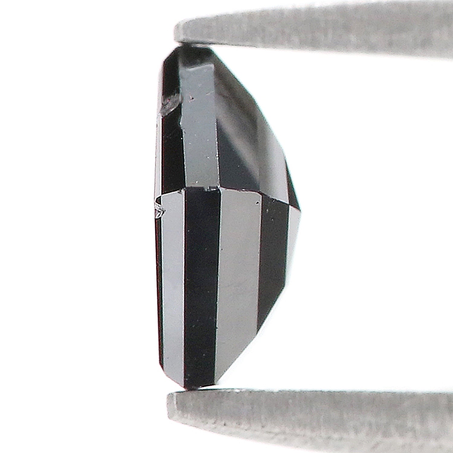 0.70 CT Natural Loose Pentagon Shape Diamond Black Color Pentagon Diamond 6.25 MM Natural Loose Black Color Pentagon Rose Cut Diamond LQ9764