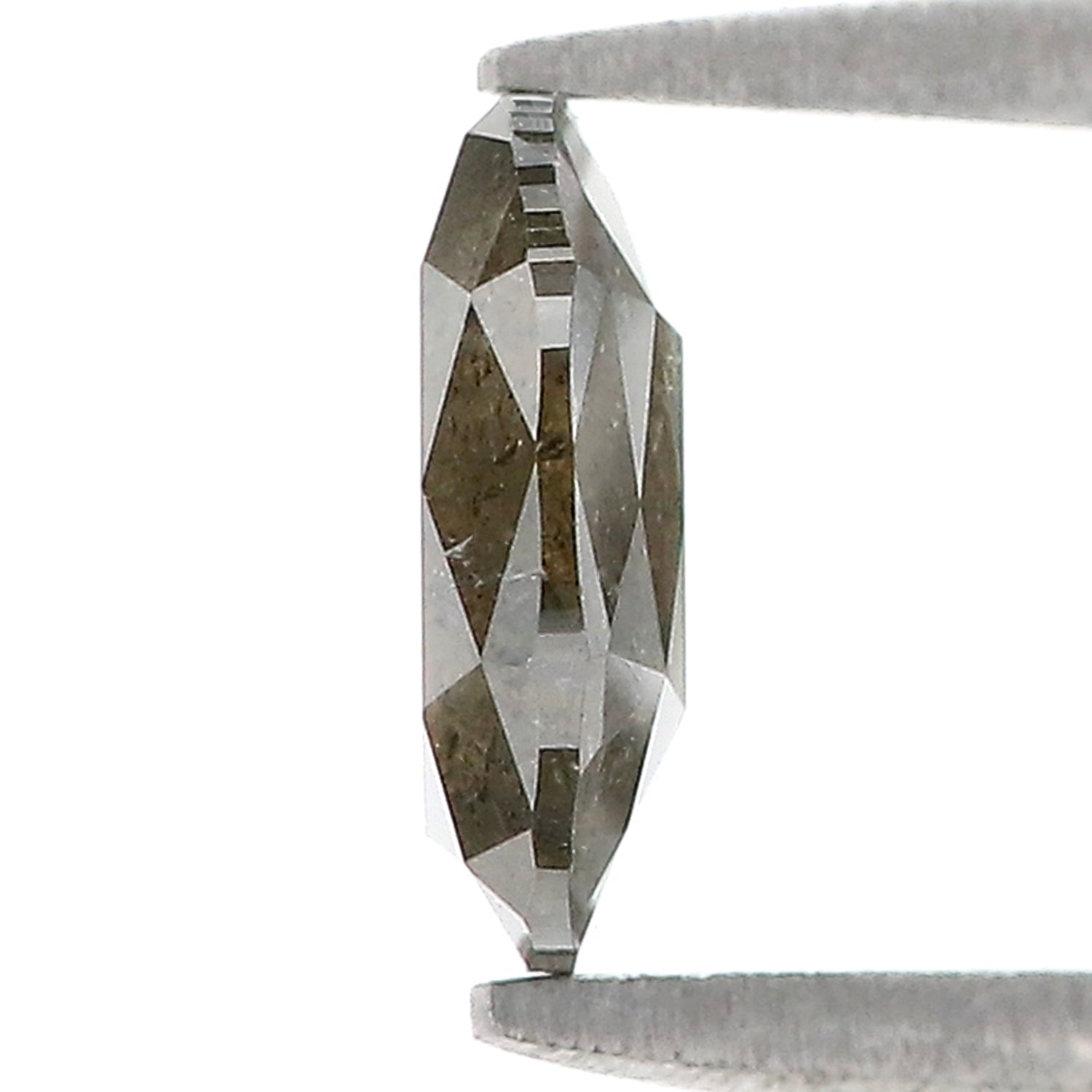 1.01 Ct Natural Loose Oval Shape Diamond Salt And Pepper Oval Cut Diamond 7.40 MM Natural Loose Diamond Oval Shape Rose Cut Diamond LQ1788